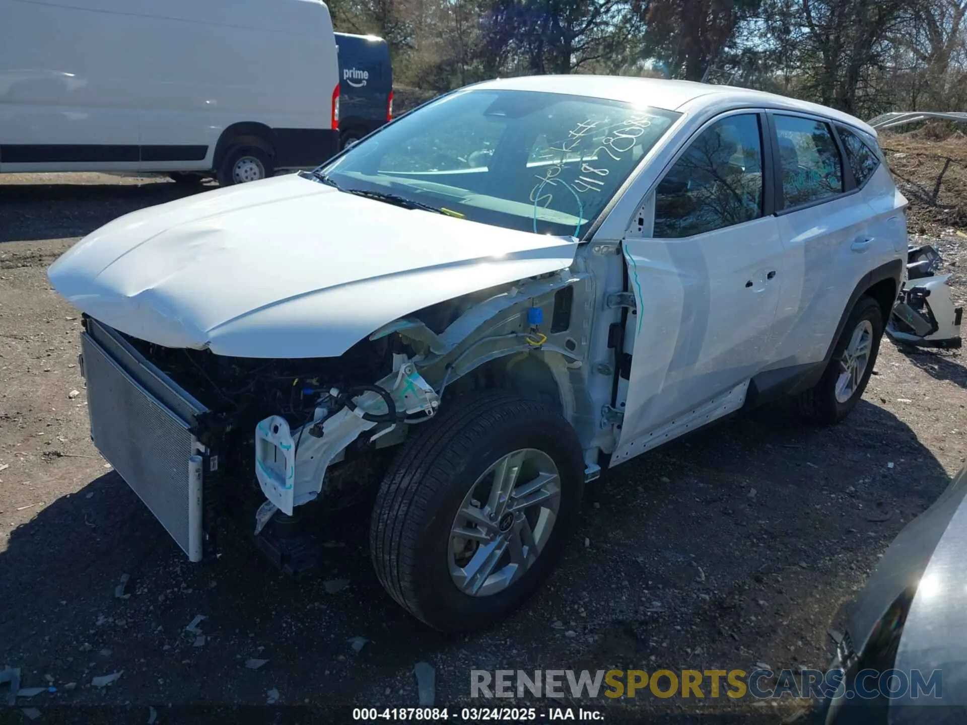 2 fotografías del automóvil dañado 5NMJACDE4SH453114 HYUNDAI TUCSON 2025