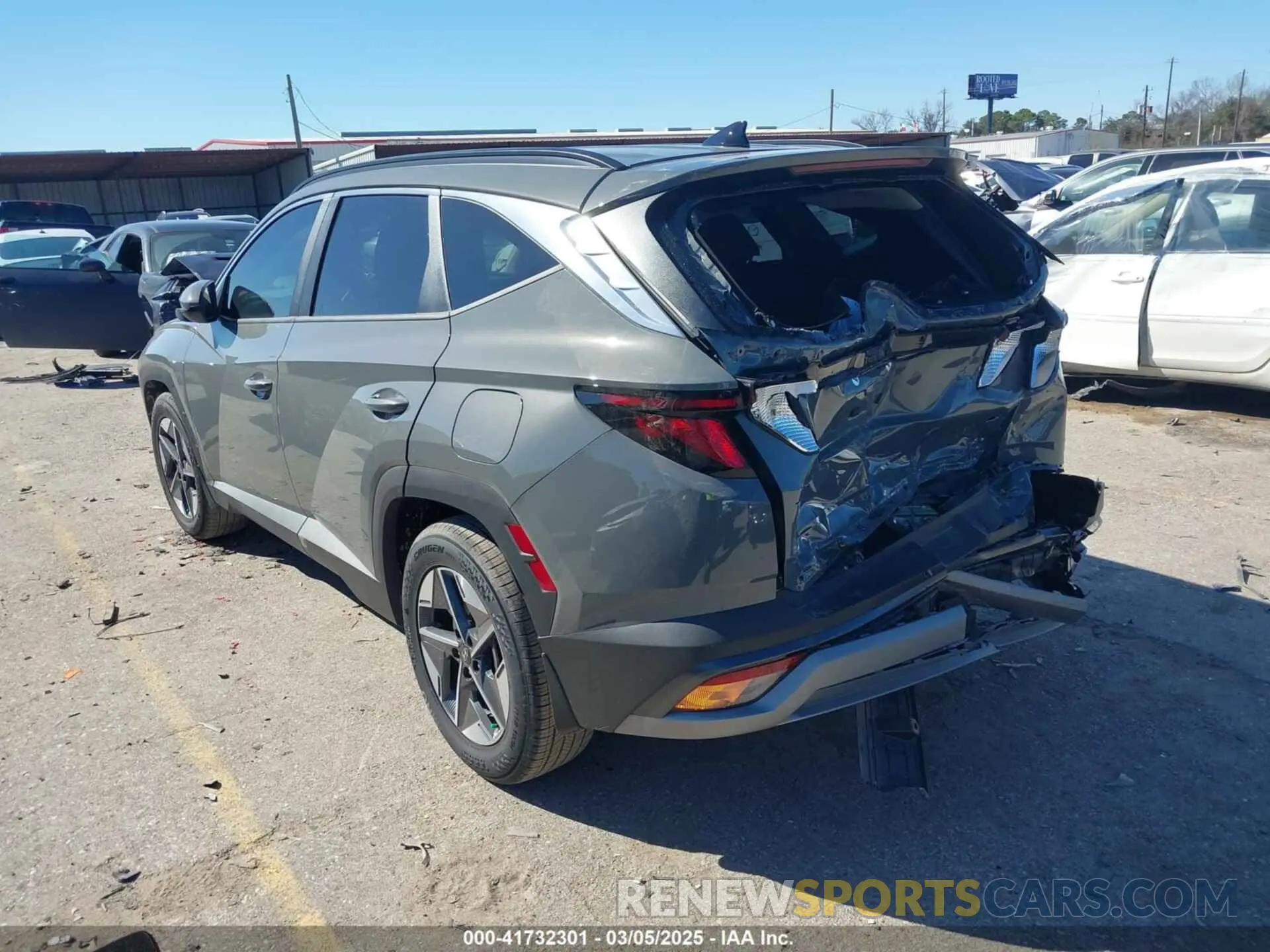 3 fotografías del automóvil dañado 5NMJB3DE7SH501802 HYUNDAI TUCSON 2025