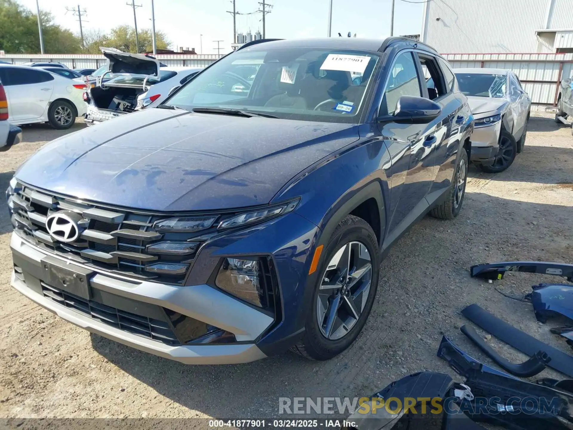 2 fotografías del automóvil dañado 5NMJB3DE9SH479009 HYUNDAI TUCSON 2025