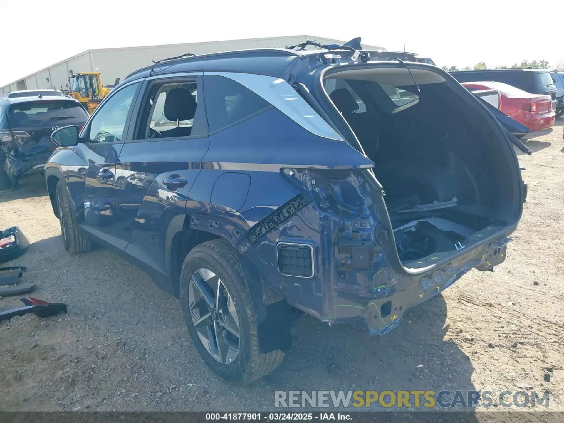 3 fotografías del automóvil dañado 5NMJB3DE9SH479009 HYUNDAI TUCSON 2025