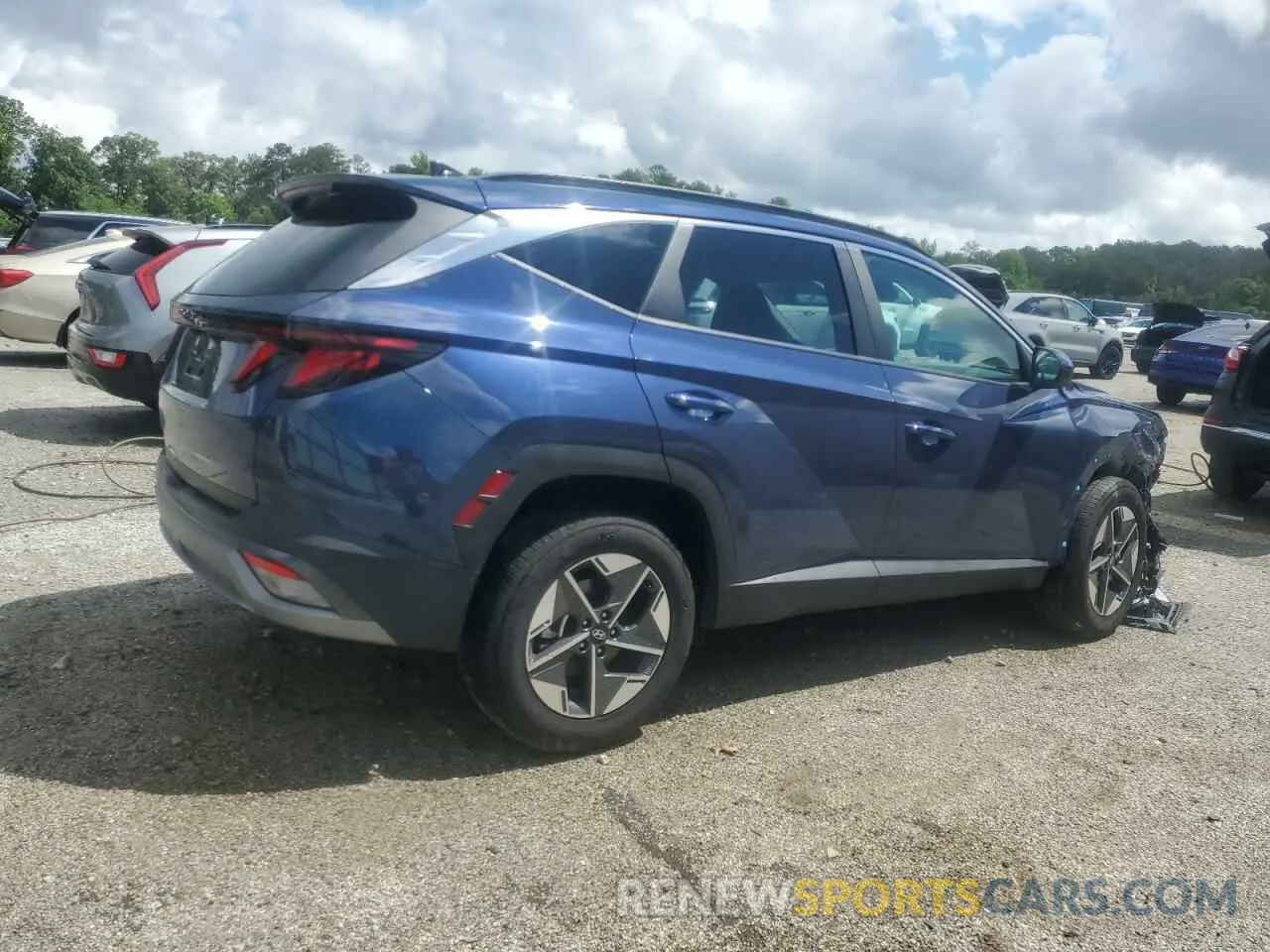 3 fotografías del automóvil dañado 5NMJB3DEXSH491461 HYUNDAI TUCSON 2025
