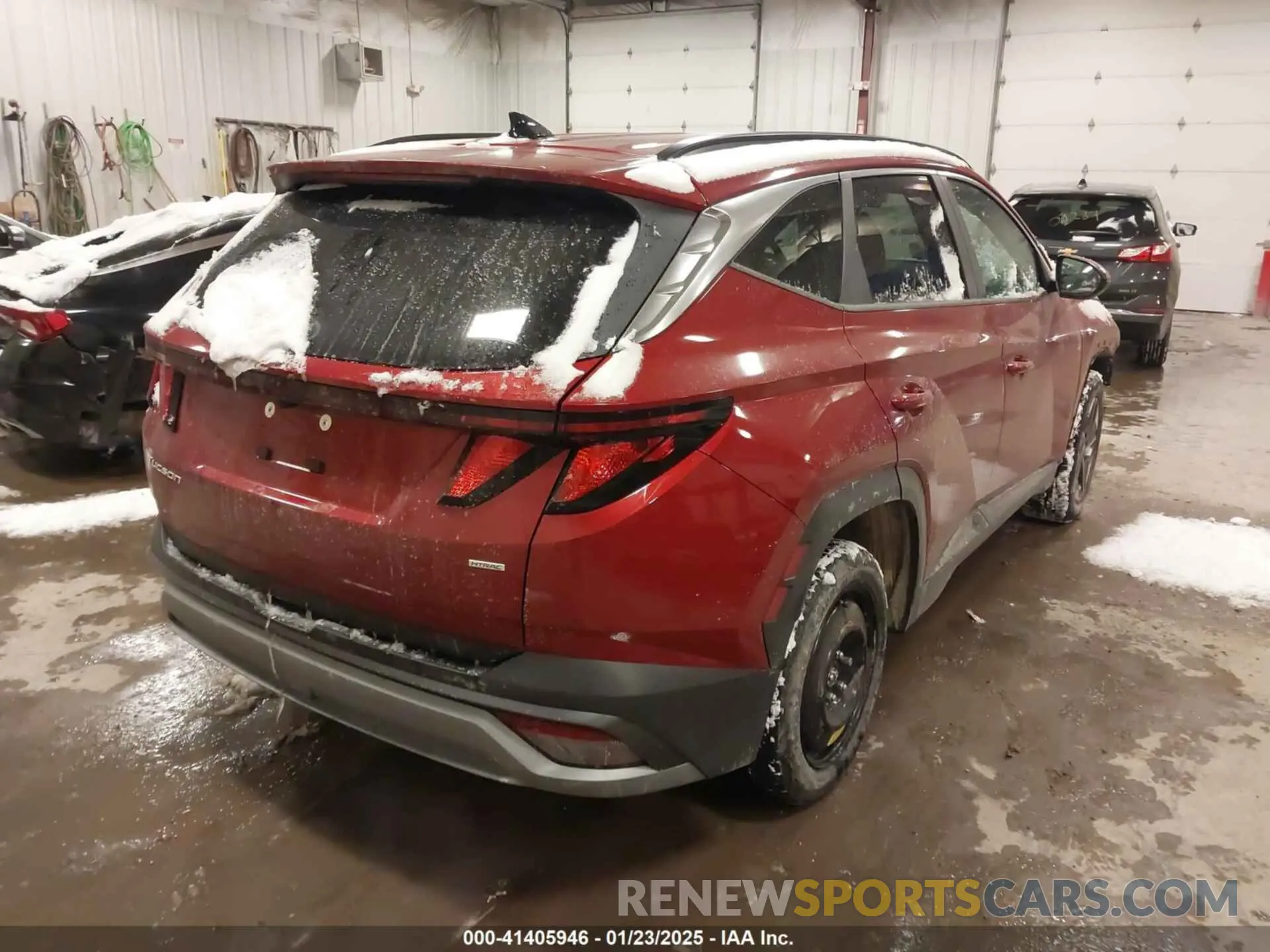 4 fotografías del automóvil dañado 5NMJBCDE1SH469588 HYUNDAI TUCSON 2025