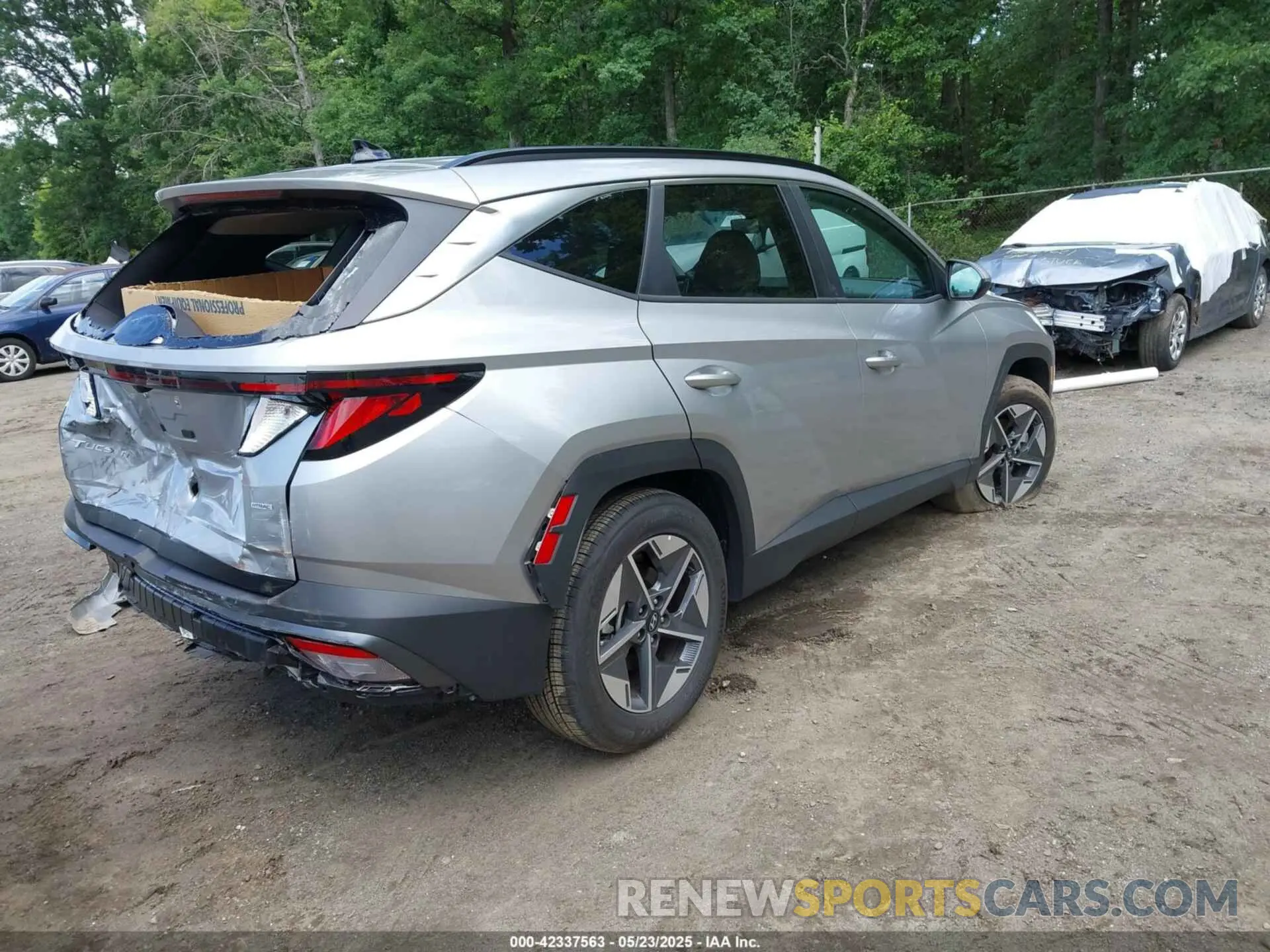 4 fotografías del automóvil dañado 5NMJBCDE2SH491082 HYUNDAI TUCSON 2025