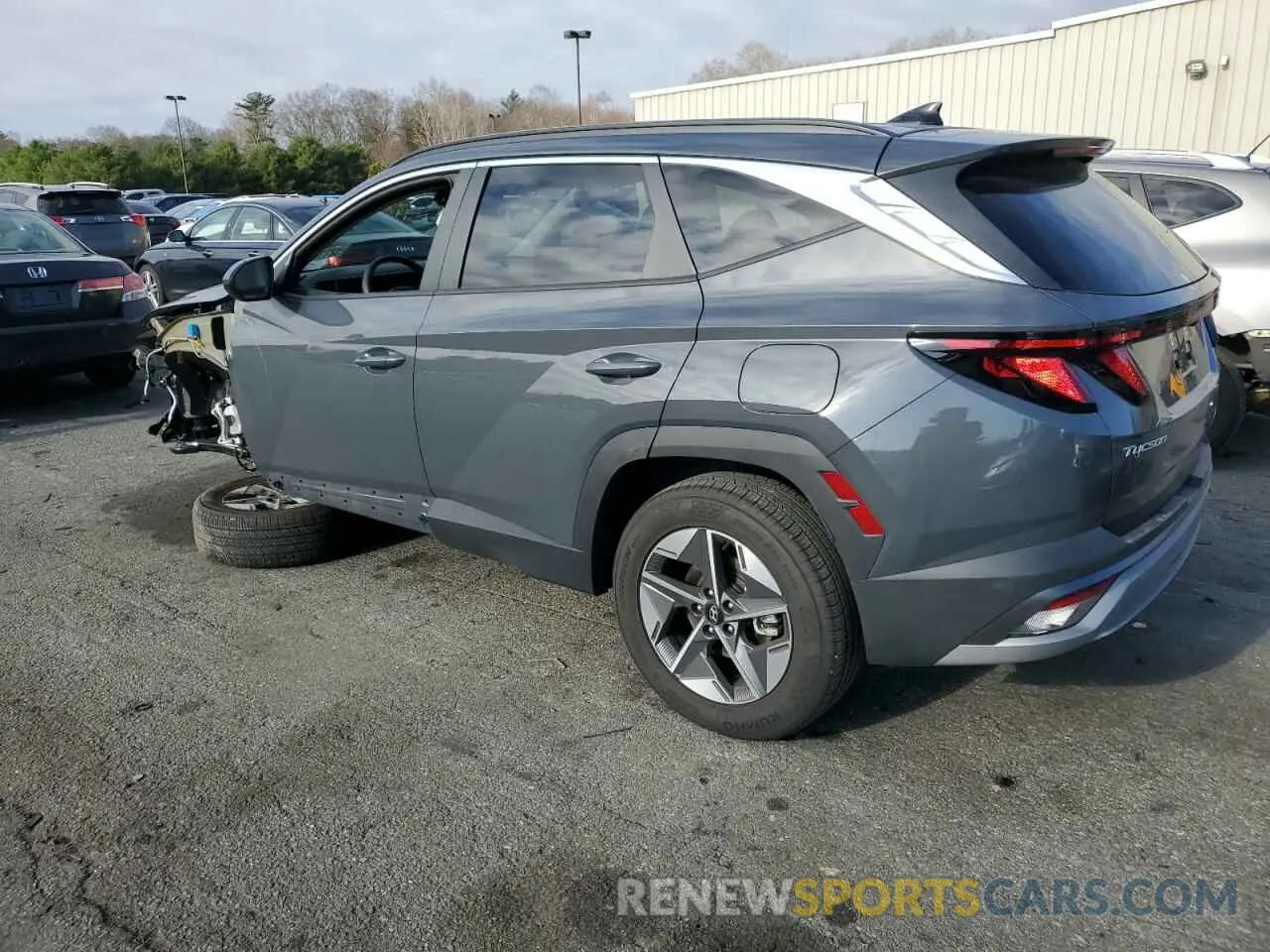 2 fotografías del automóvil dañado 5NMJBCDE4SH448086 HYUNDAI TUCSON 2025