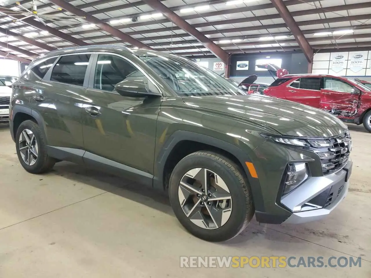 4 fotografías del automóvil dañado 5NMJBCDE6SH479890 HYUNDAI TUCSON 2025