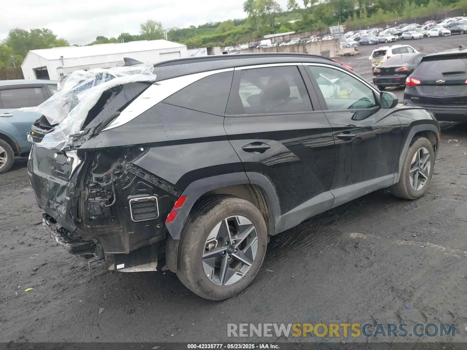 4 fotografías del automóvil dañado 5NMJBCDE7SH441486 HYUNDAI TUCSON 2025