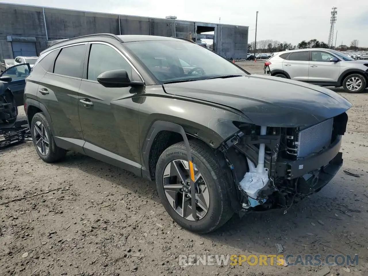 4 fotografías del automóvil dañado 5NMJBCDE7SH467411 HYUNDAI TUCSON 2025