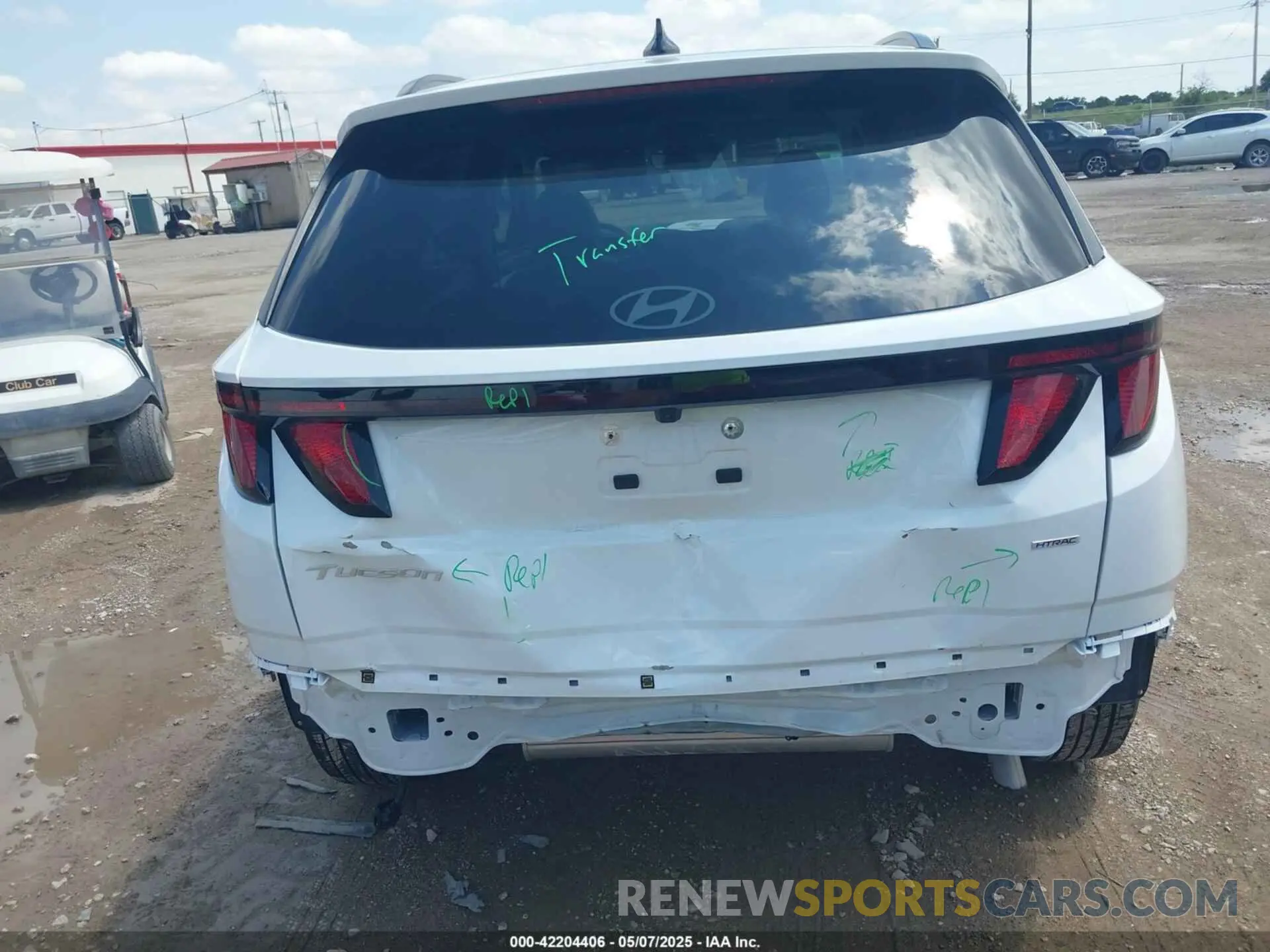 16 fotografías del automóvil dañado 5NMJBCDE7SH496648 HYUNDAI TUCSON 2025