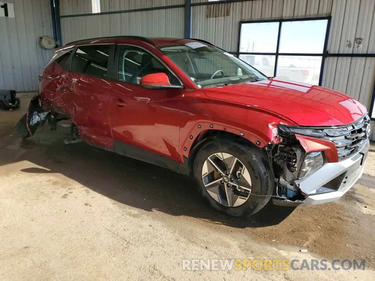 4 fotografías del automóvil dañado 5NMJBCDE8SH493323 HYUNDAI TUCSON 2025