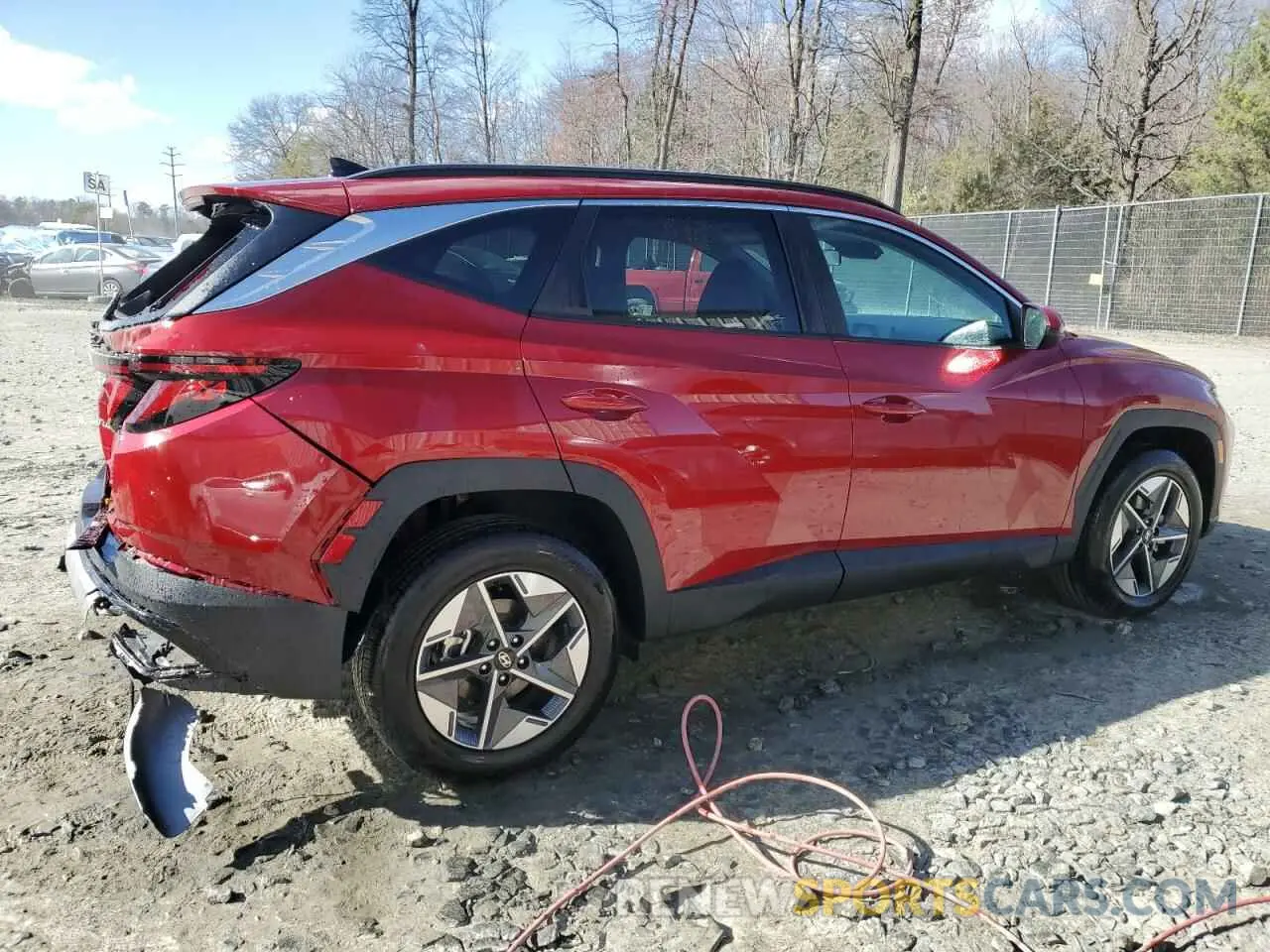 3 fotografías del automóvil dañado 5NMJBCDE9SH477048 HYUNDAI TUCSON 2025