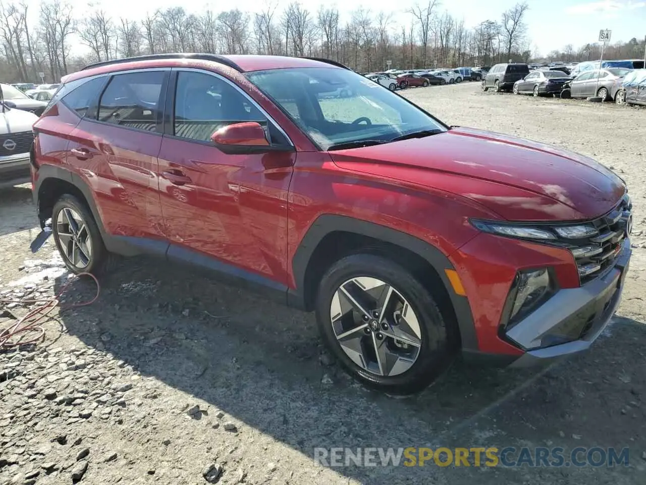 4 fotografías del automóvil dañado 5NMJBCDE9SH477048 HYUNDAI TUCSON 2025