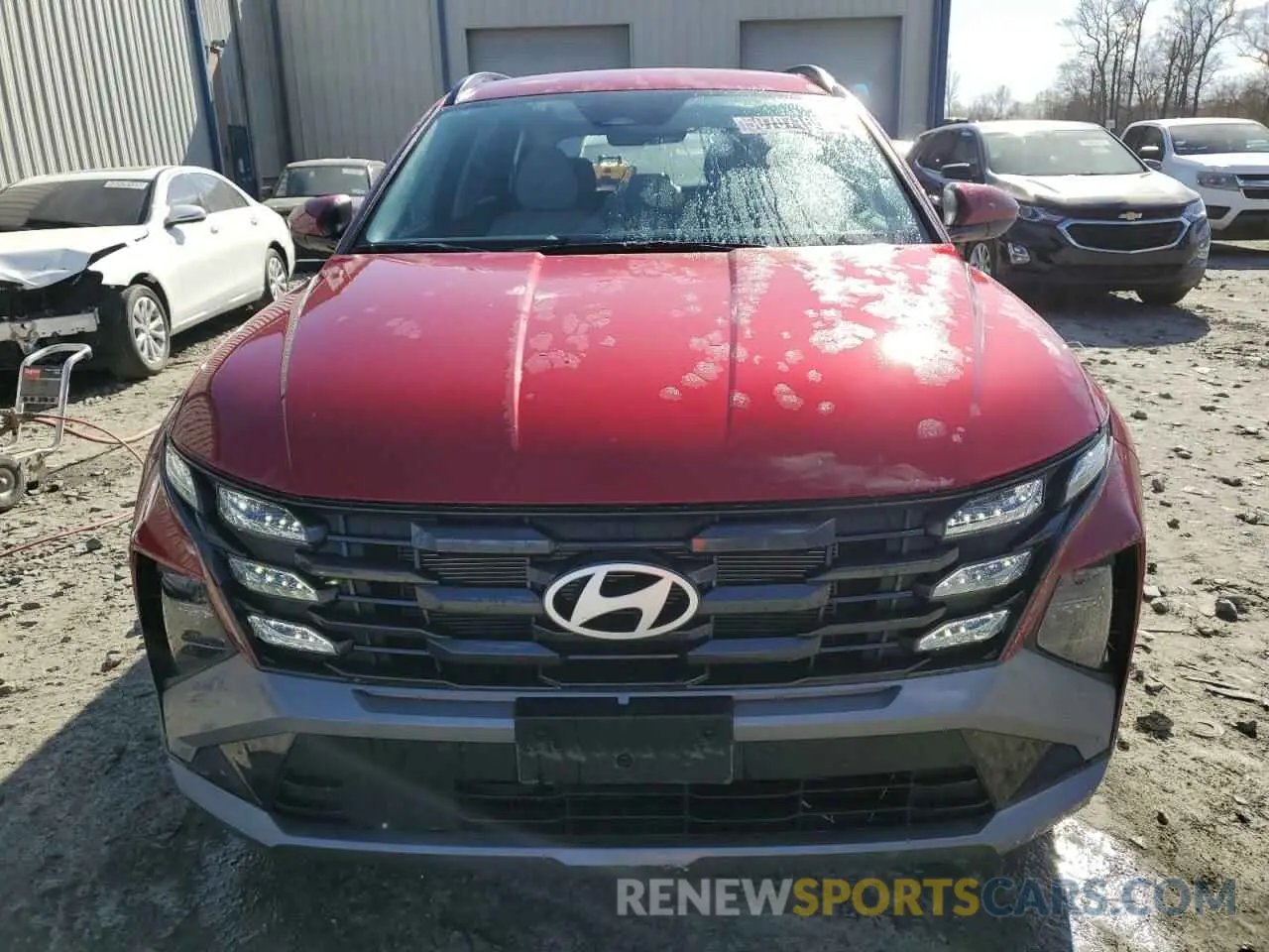 5 fotografías del automóvil dañado 5NMJBCDE9SH477048 HYUNDAI TUCSON 2025