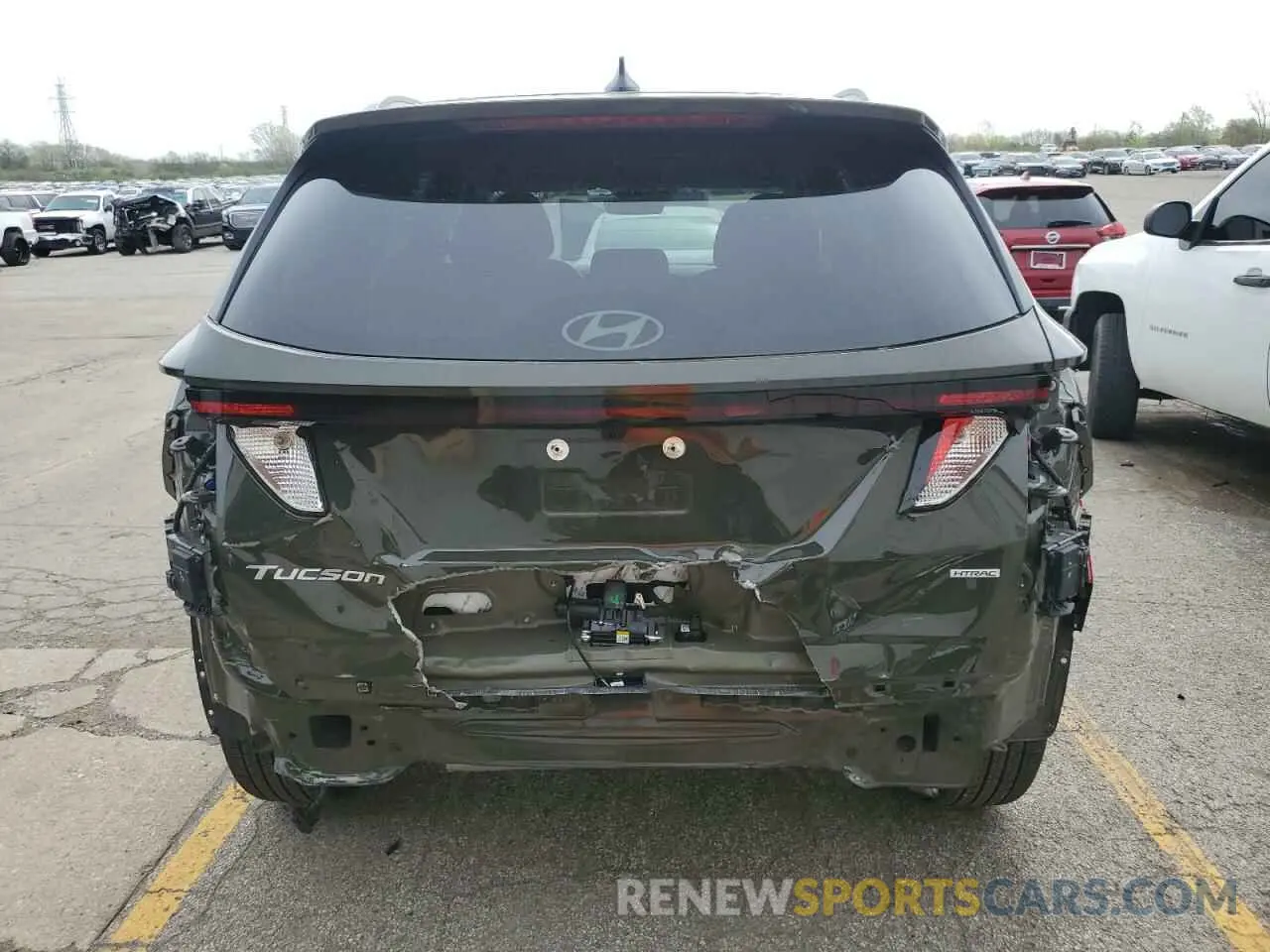 6 fotografías del automóvil dañado 5NMJBCDE9SH481052 HYUNDAI TUCSON 2025