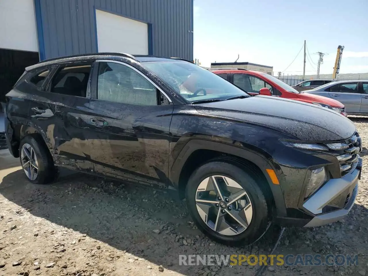 4 fotografías del automóvil dañado 5NMJBCDEXSH476765 HYUNDAI TUCSON 2025