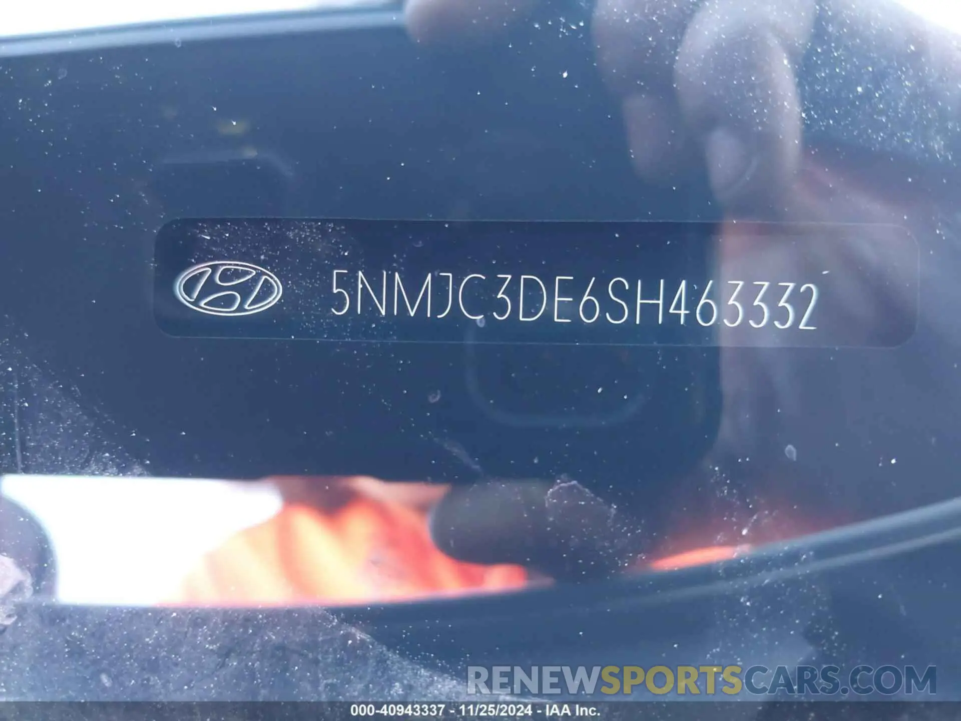 9 fotografías del automóvil dañado 5NMJC3DE6SH463332 HYUNDAI TUCSON 2025