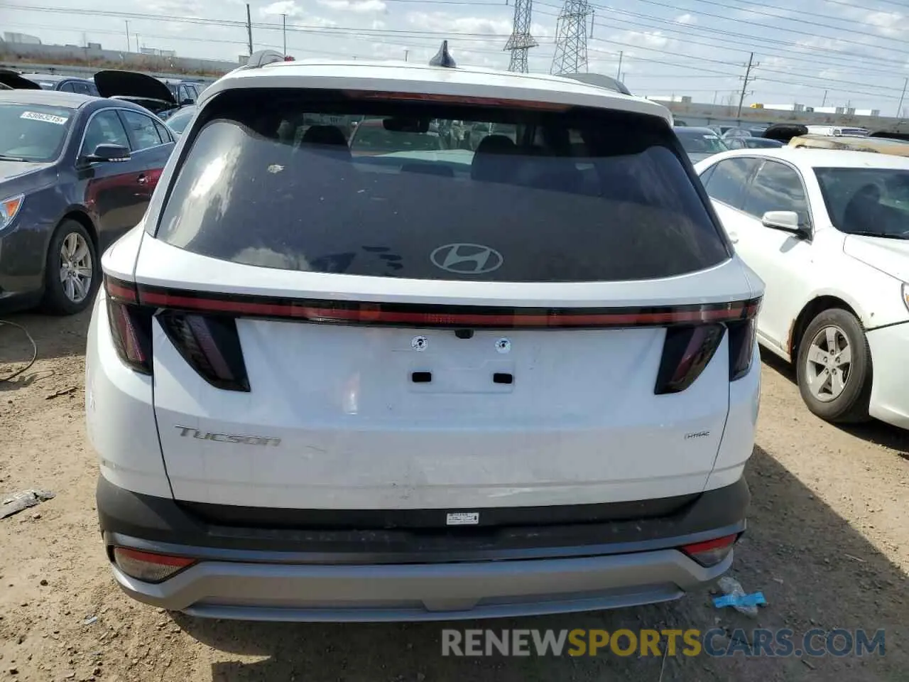6 fotografías del automóvil dañado 5NMJCCDE4SH460705 HYUNDAI TUCSON 2025