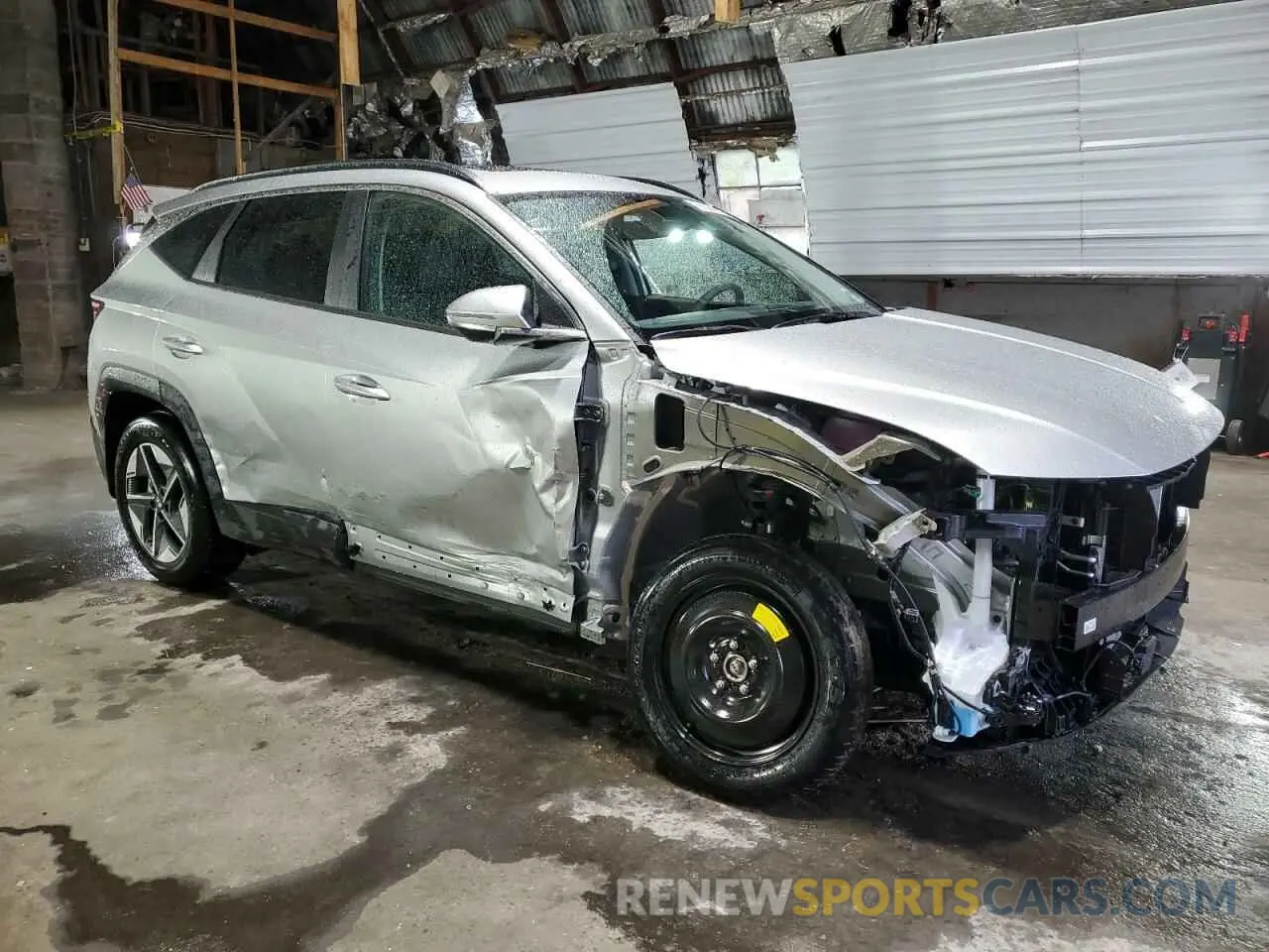 4 fotografías del automóvil dañado 5NMJCCDE4SH539503 HYUNDAI TUCSON 2025