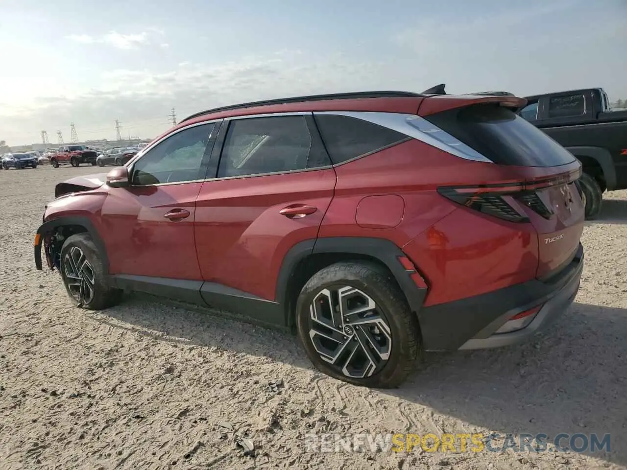 2 fotografías del automóvil dañado 5NMJE3DE1SH448506 HYUNDAI TUCSON 2025