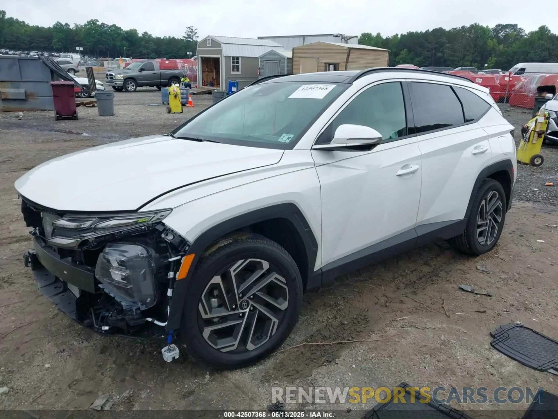 2 fotografías del automóvil dañado 5NMJECDE4SH486862 HYUNDAI TUCSON 2025