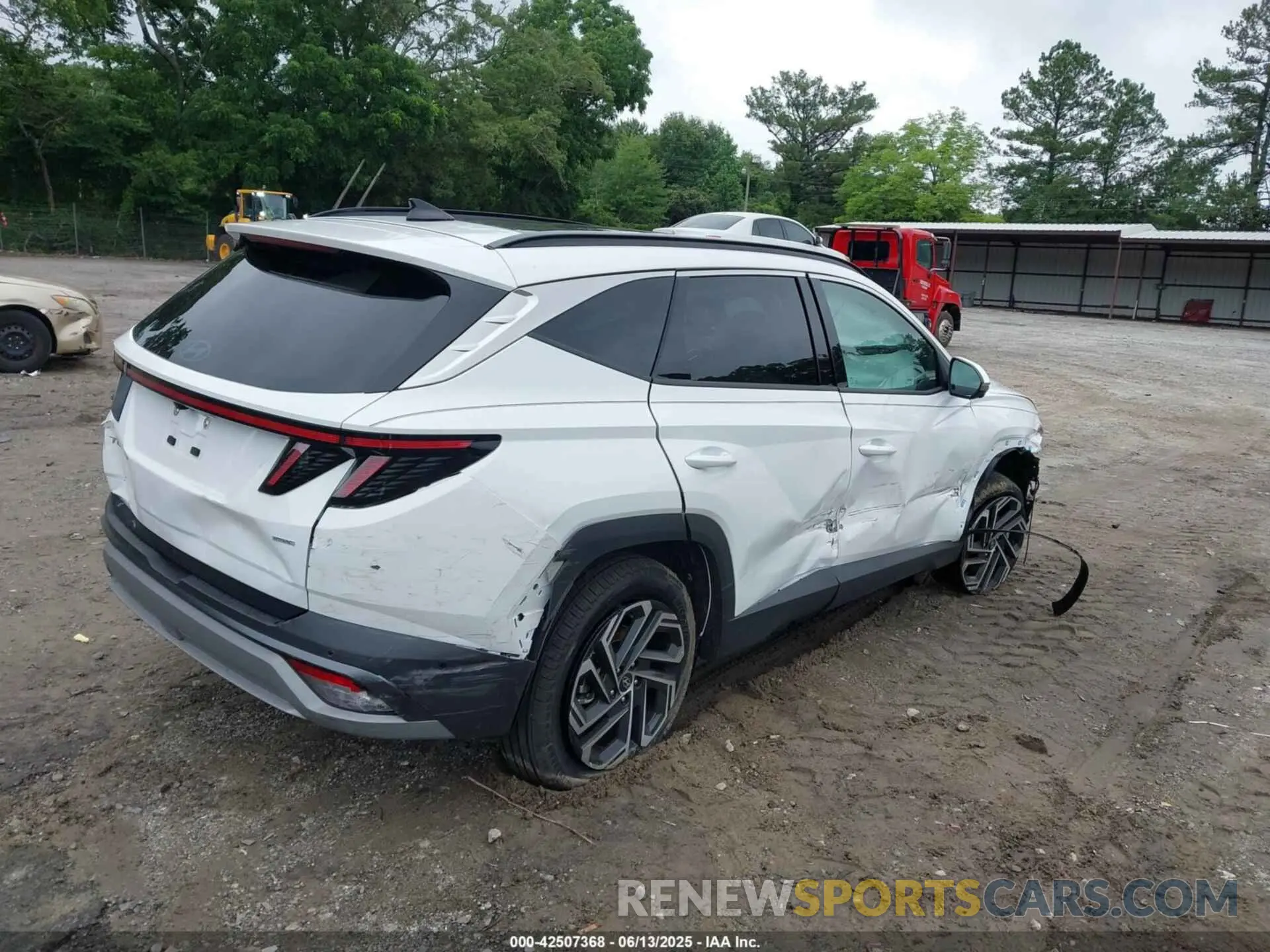 4 fotografías del automóvil dañado 5NMJECDE4SH486862 HYUNDAI TUCSON 2025