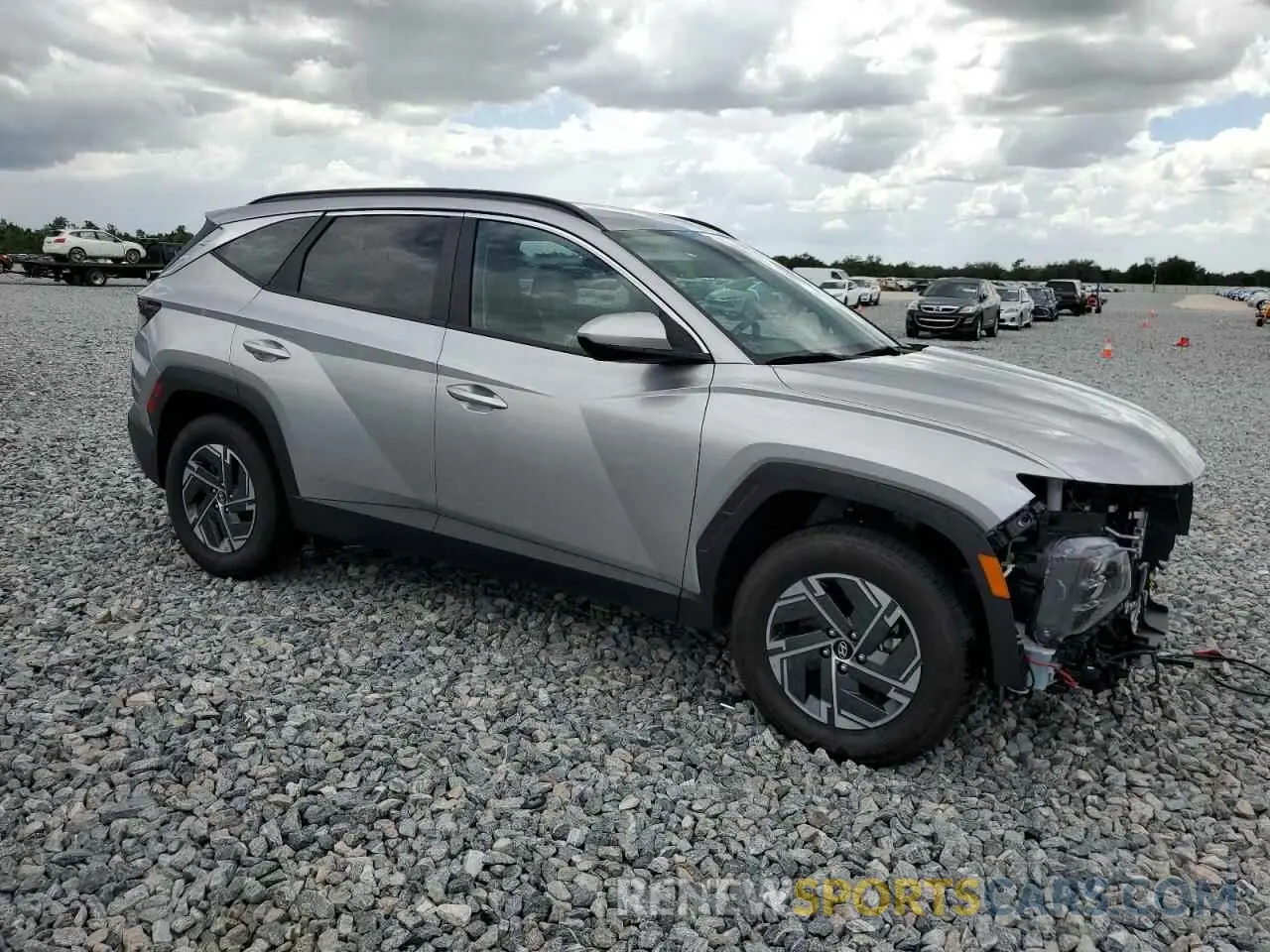 4 fotografías del automóvil dañado KM8JBDD11SU258348 HYUNDAI TUCSON 2025