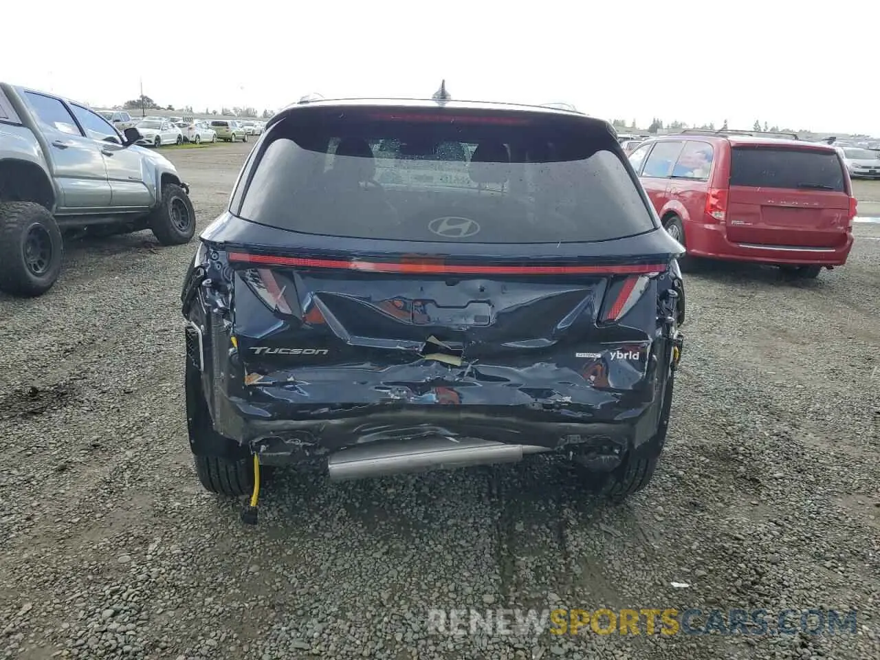 6 fotografías del automóvil dañado KM8JCDD10SU295503 HYUNDAI TUCSON 2025