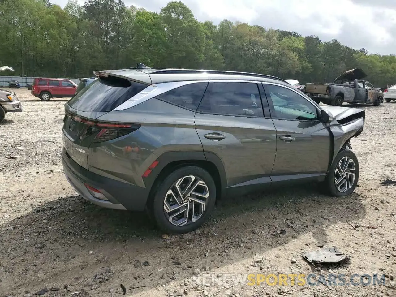 3 fotografías del automóvil dañado KM8JEDD17SU263464 HYUNDAI TUCSON 2025