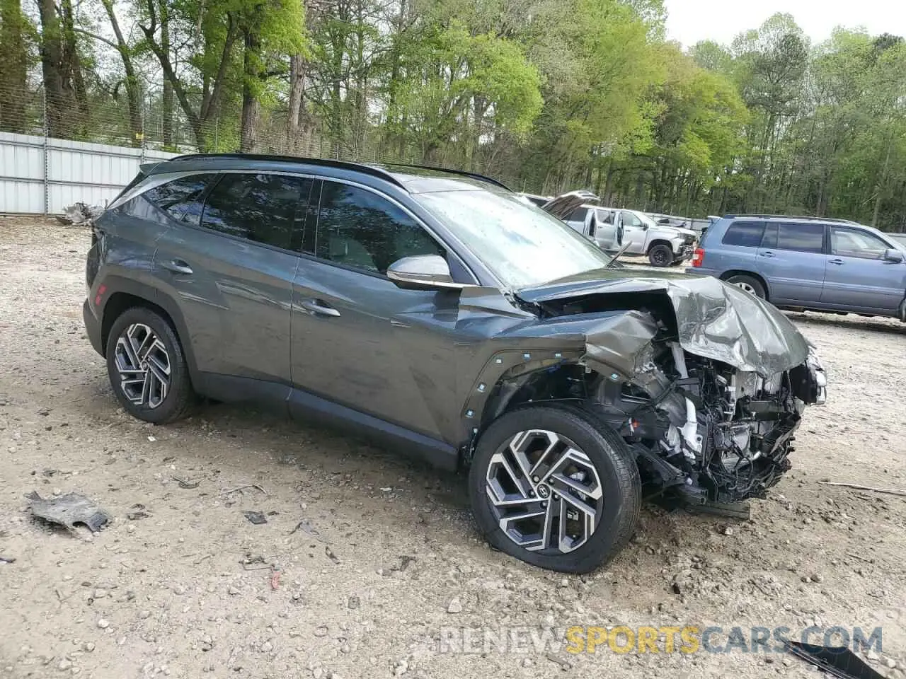 4 fotografías del automóvil dañado KM8JEDD17SU263464 HYUNDAI TUCSON 2025