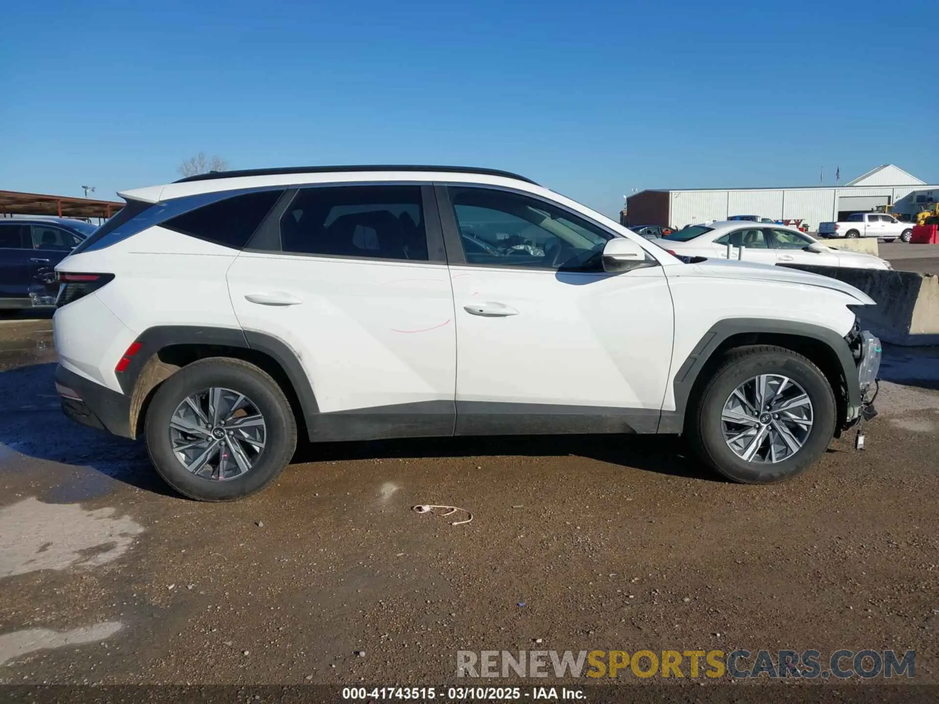 14 fotografías del automóvil dañado KM8JBCA13NU020844 HYUNDAI TUCSON HYBRID 2022