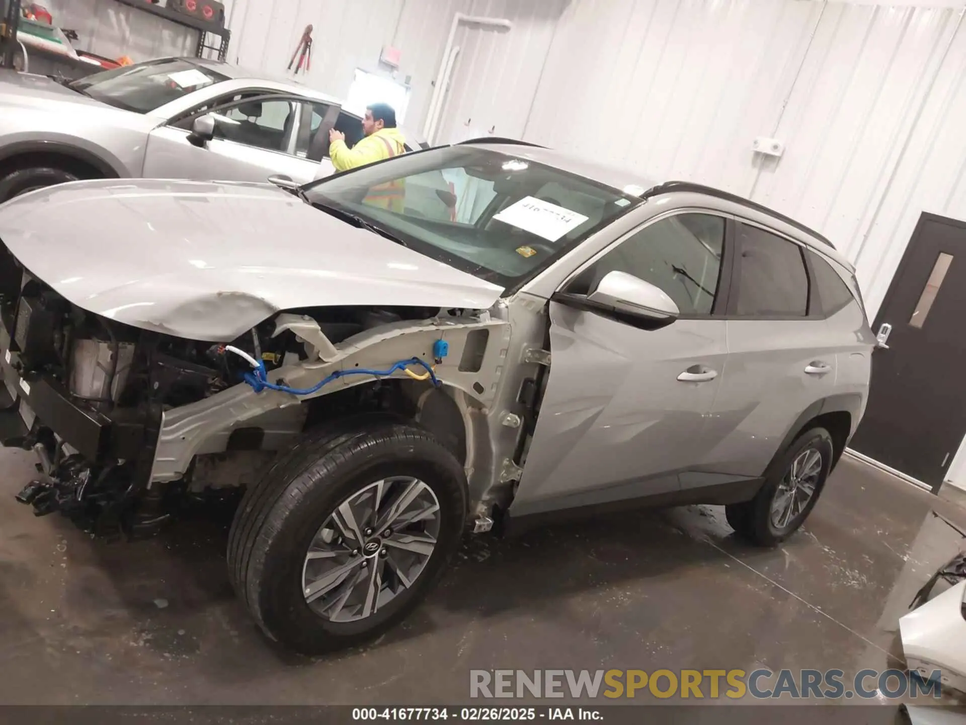 15 fotografías del automóvil dañado KM8JBCA13NU077545 HYUNDAI TUCSON HYBRID 2022