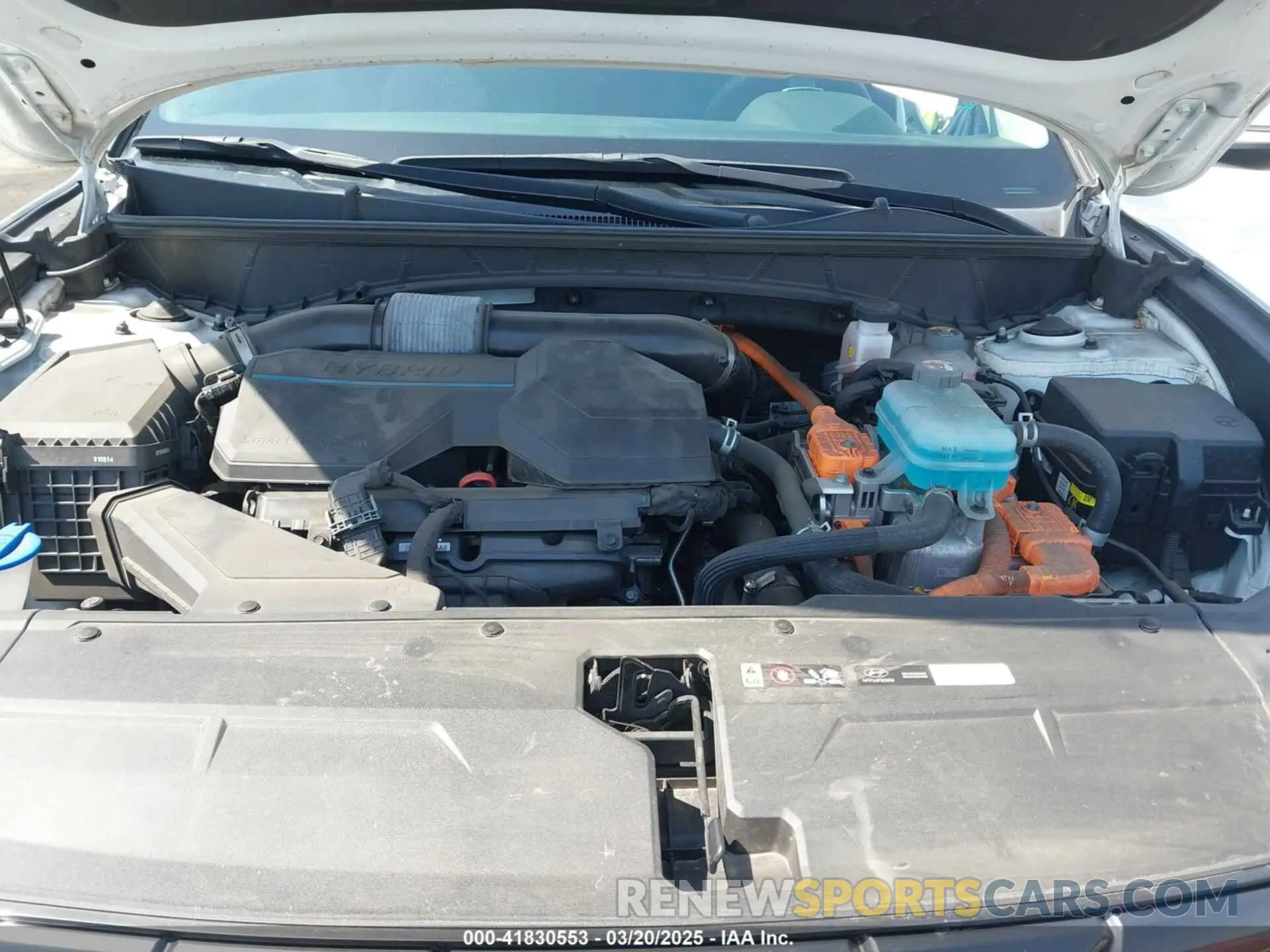 10 fotografías del automóvil dañado KM8JBCA19NU022291 HYUNDAI TUCSON HYBRID 2022