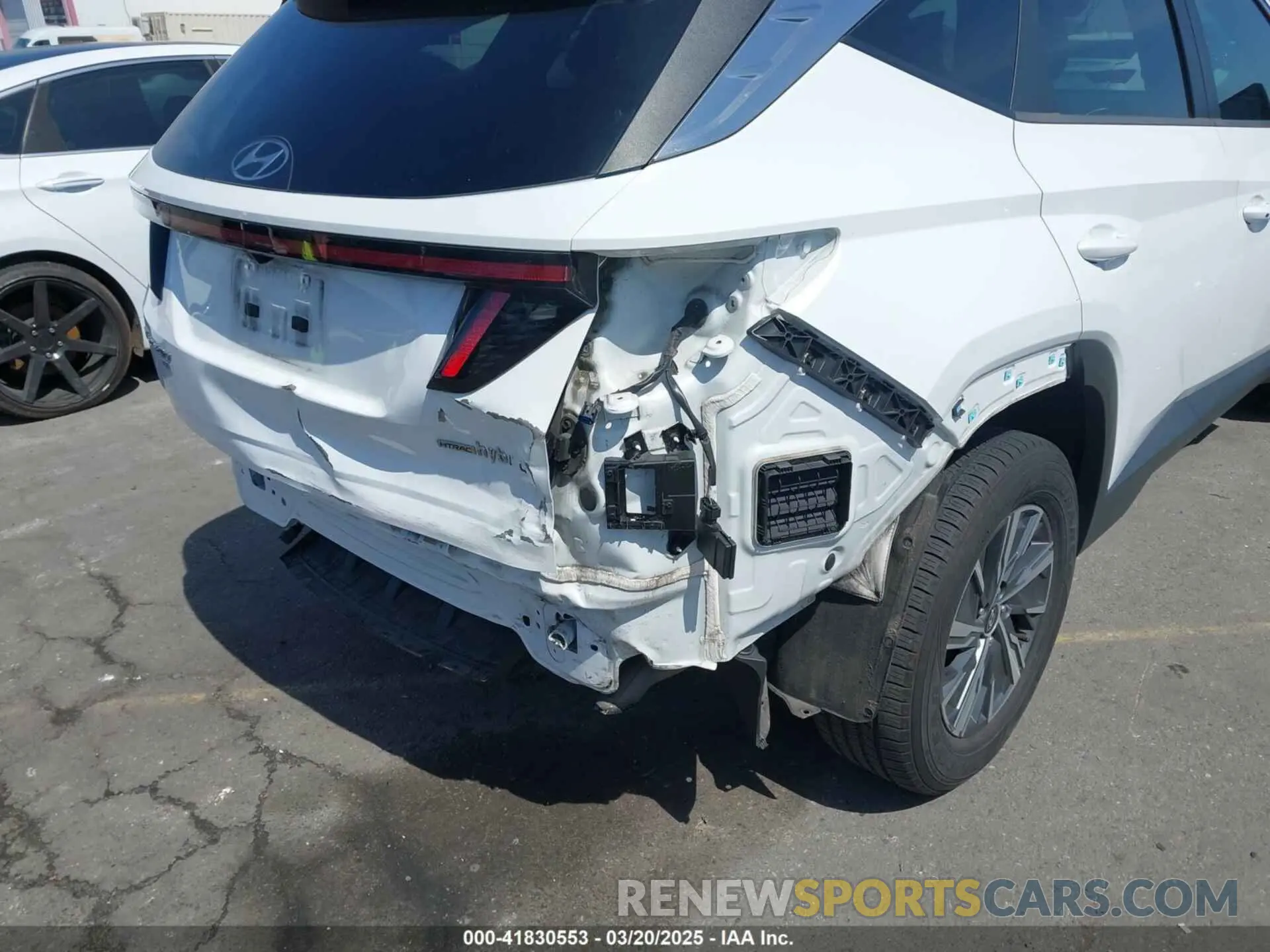 18 fotografías del automóvil dañado KM8JBCA19NU022291 HYUNDAI TUCSON HYBRID 2022