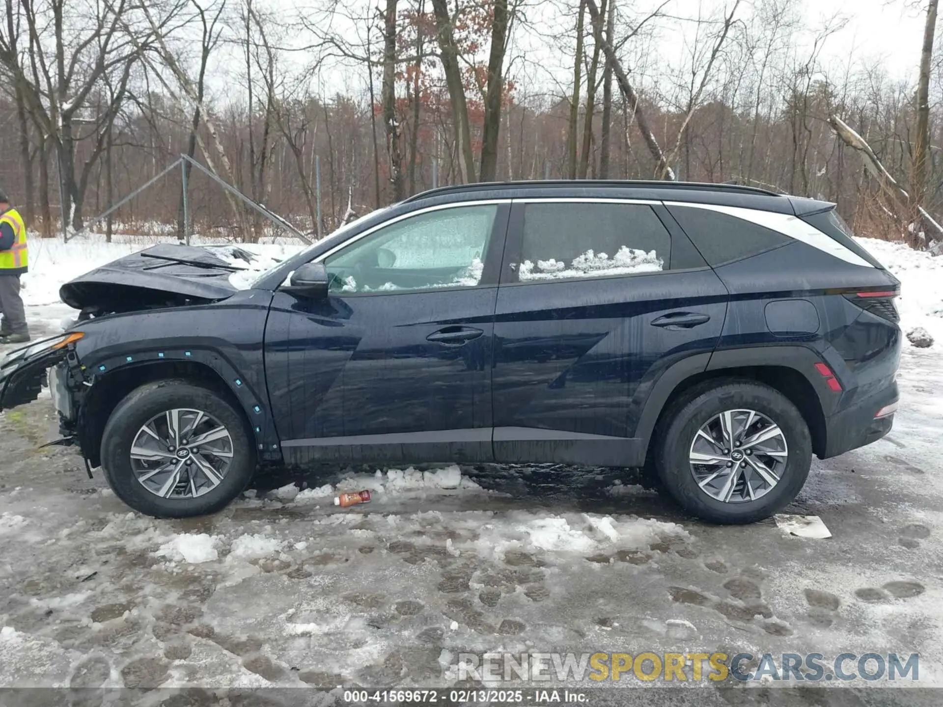 13 fotografías del automóvil dañado KM8JBCA19NU042024 HYUNDAI TUCSON HYBRID 2022