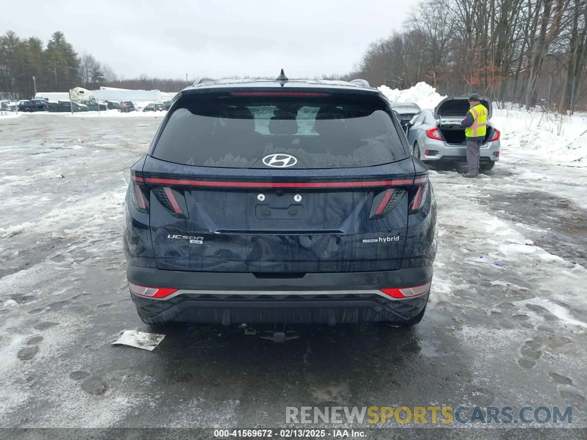 15 fotografías del automóvil dañado KM8JBCA19NU042024 HYUNDAI TUCSON HYBRID 2022