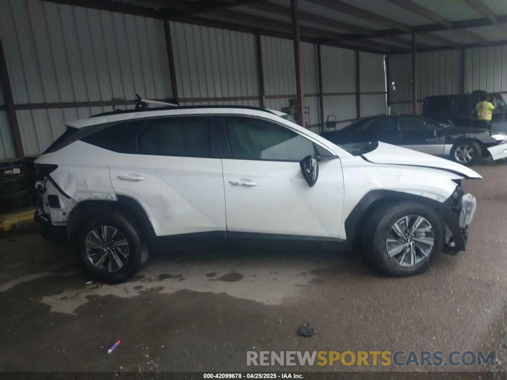 13 fotografías del automóvil dañado KM8JBCA19NU064198 HYUNDAI TUCSON HYBRID 2022
