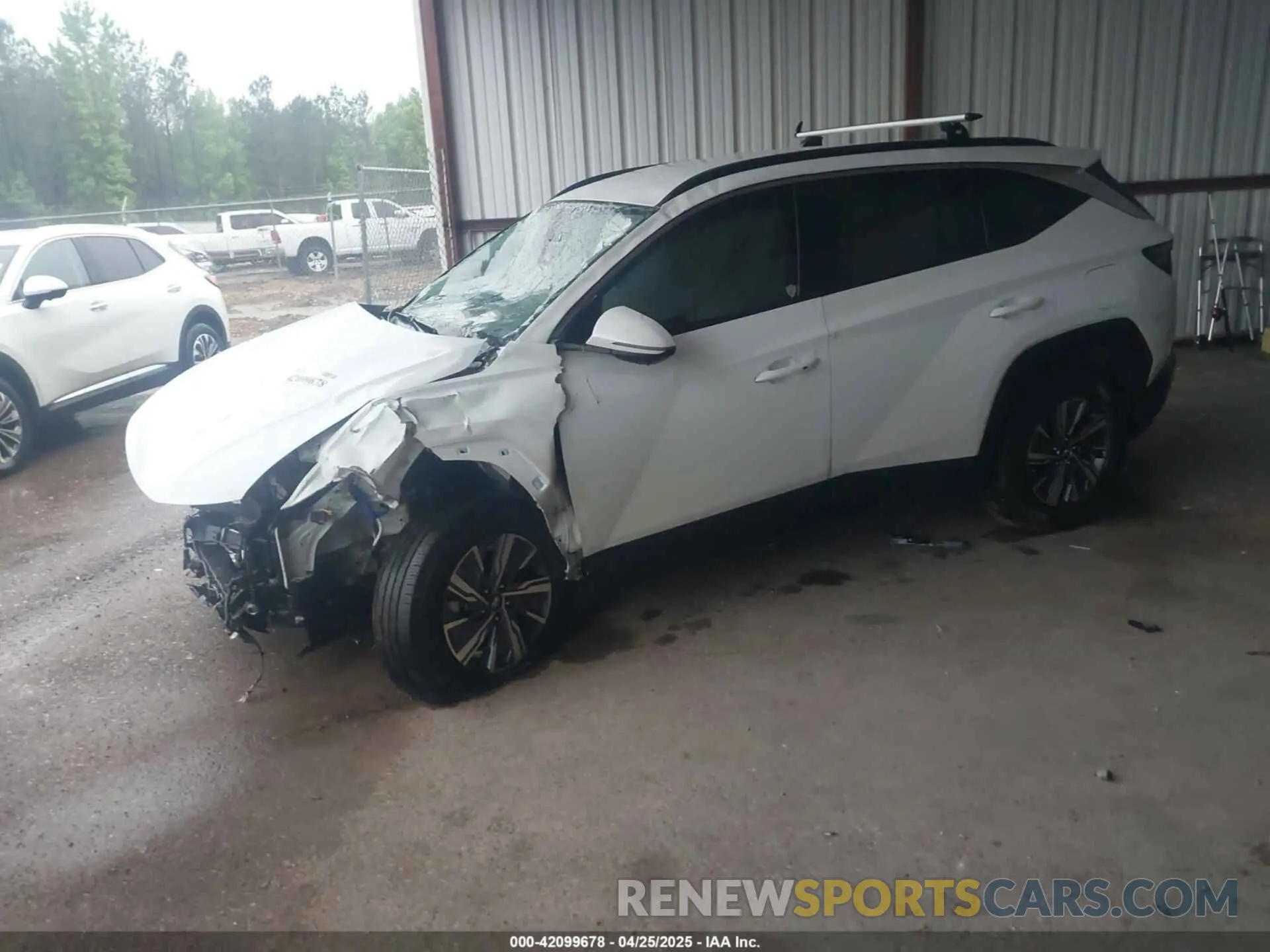2 fotografías del automóvil dañado KM8JBCA19NU064198 HYUNDAI TUCSON HYBRID 2022
