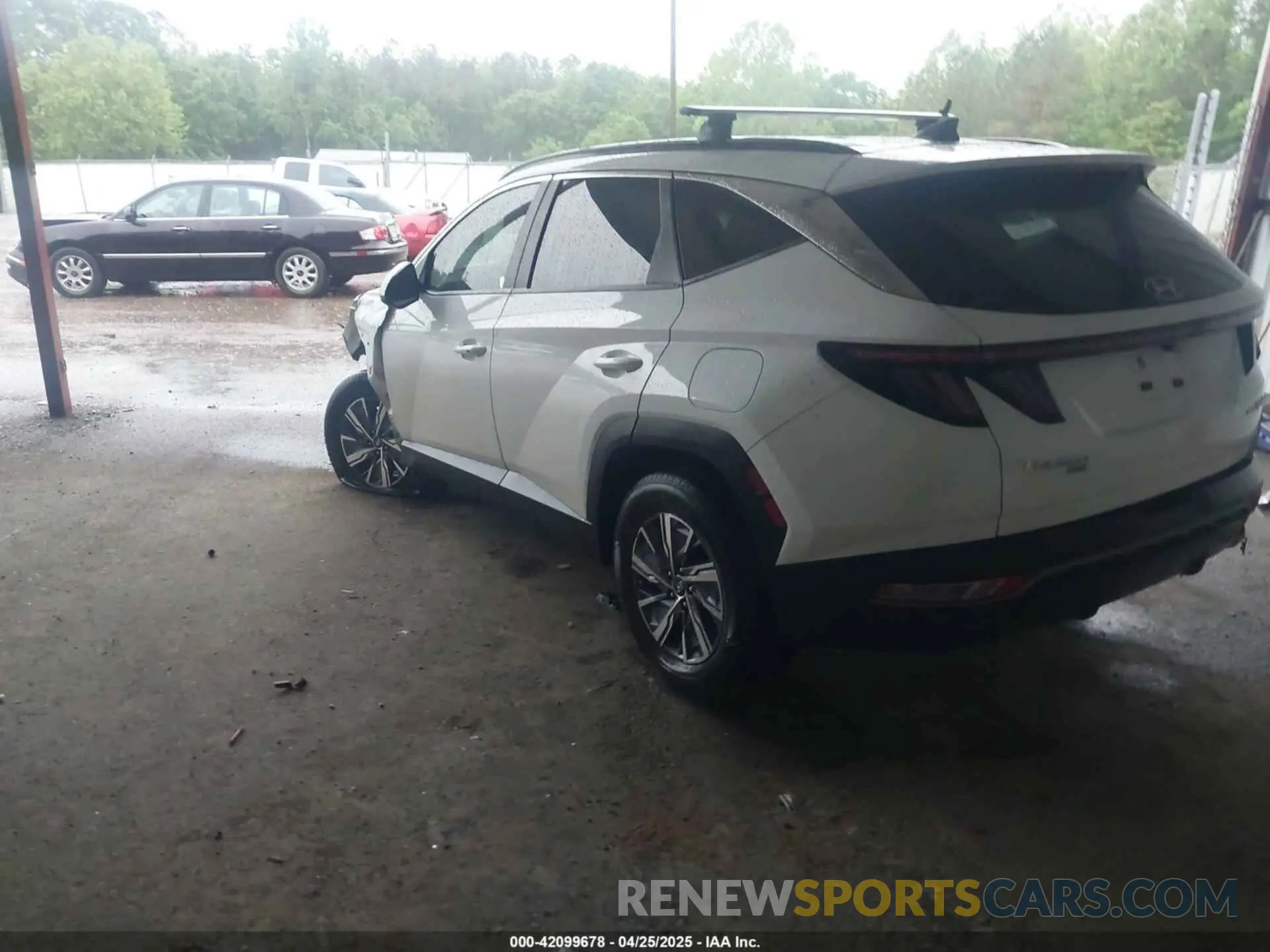 3 fotografías del automóvil dañado KM8JBCA19NU064198 HYUNDAI TUCSON HYBRID 2022