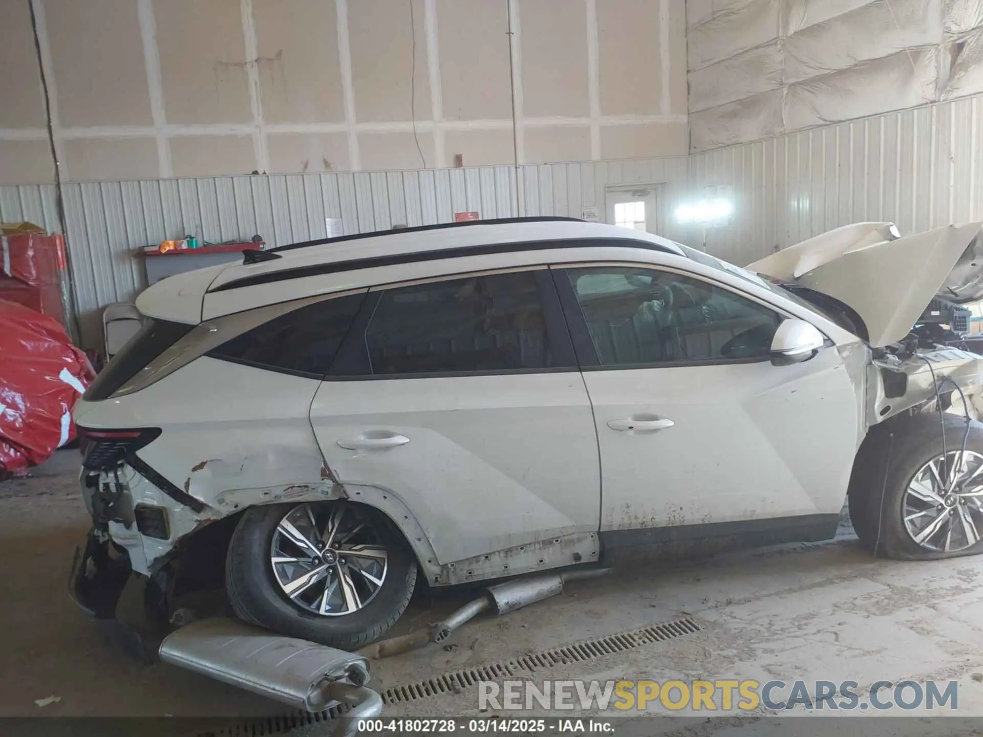 13 fotografías del automóvil dañado KM8JBCA1XNU029511 HYUNDAI TUCSON HYBRID 2022