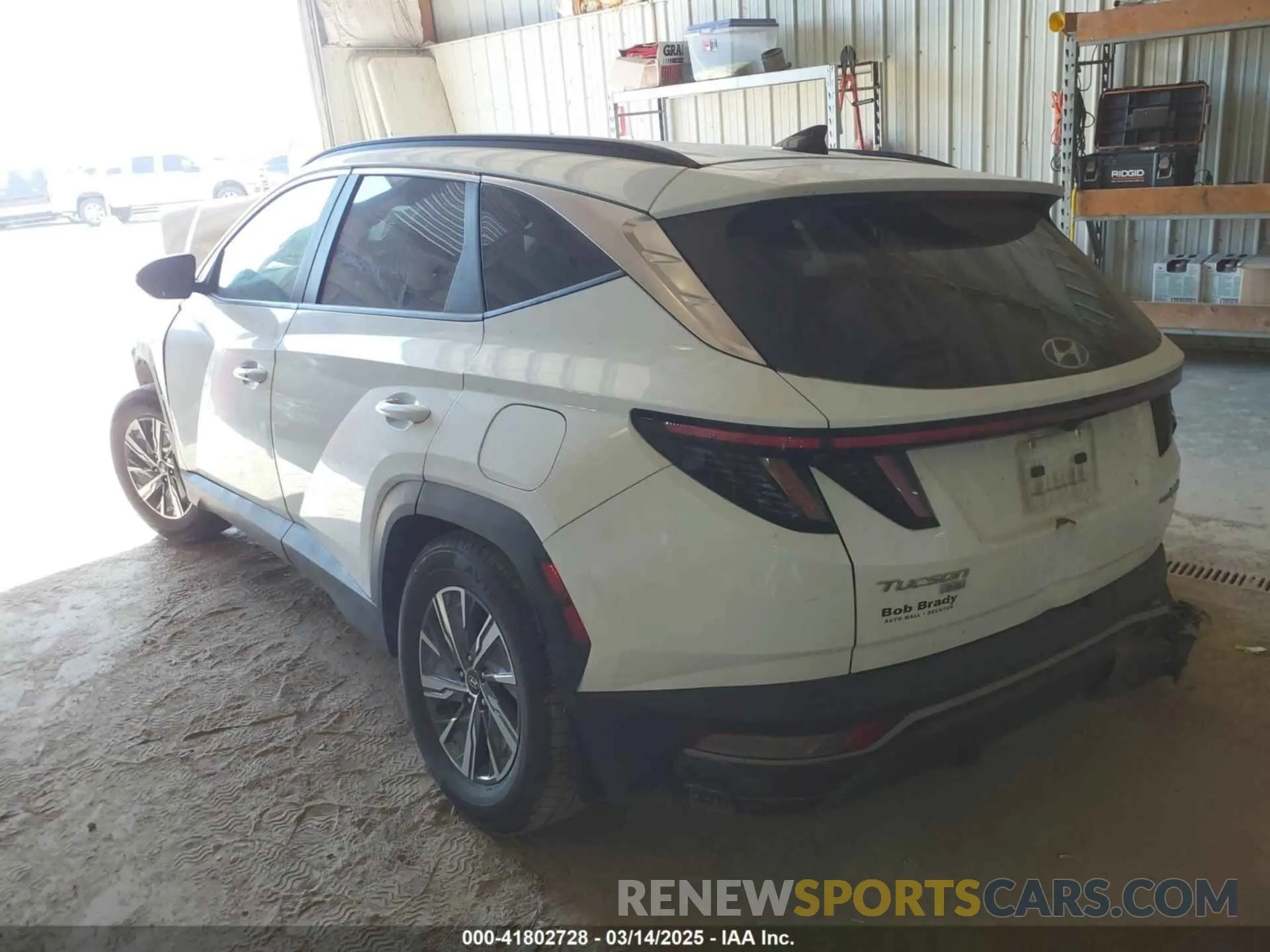 3 fotografías del automóvil dañado KM8JBCA1XNU029511 HYUNDAI TUCSON HYBRID 2022