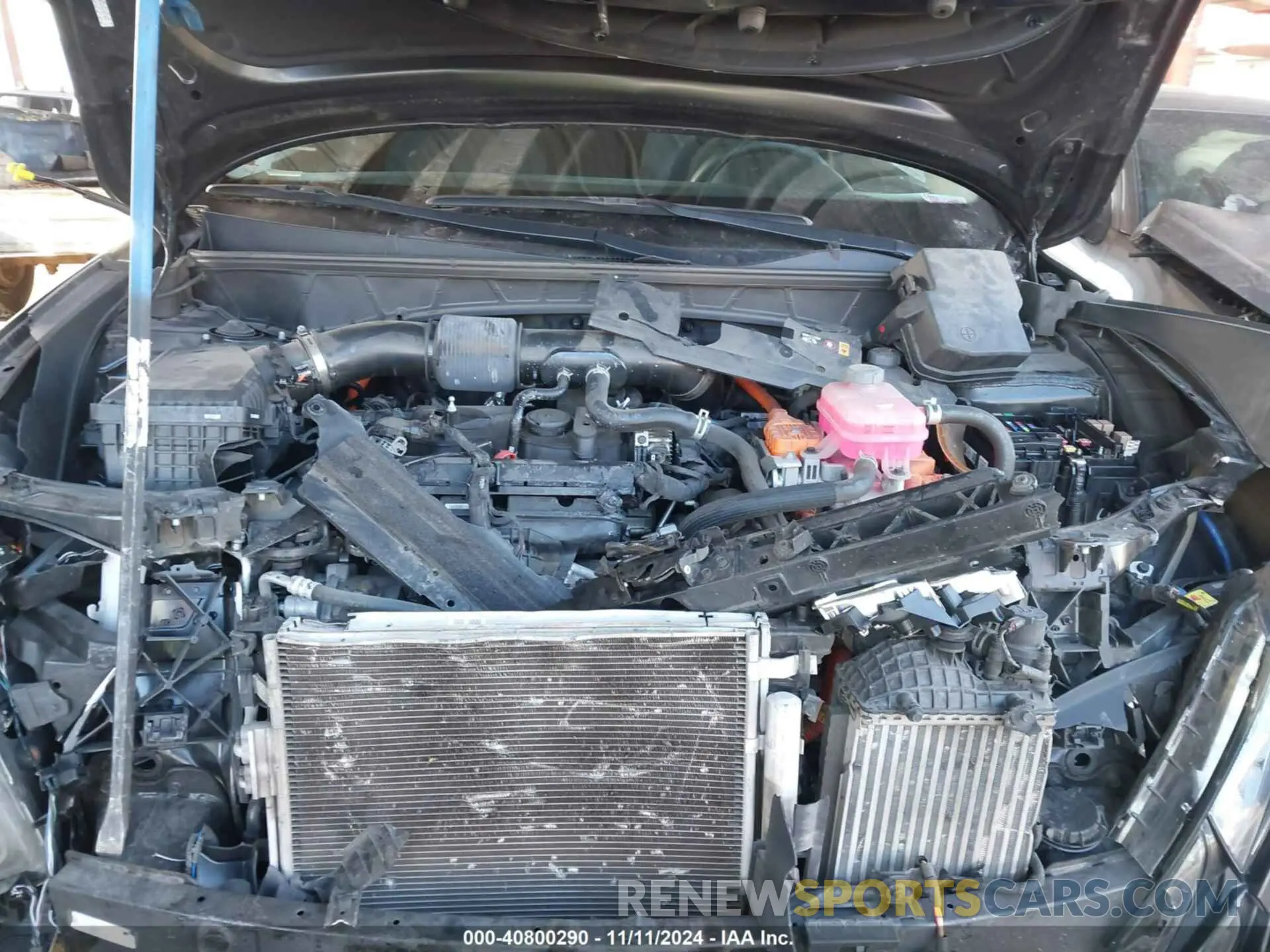 10 fotografías del automóvil dañado KM8JBCA1XNU038838 HYUNDAI TUCSON HYBRID 2022