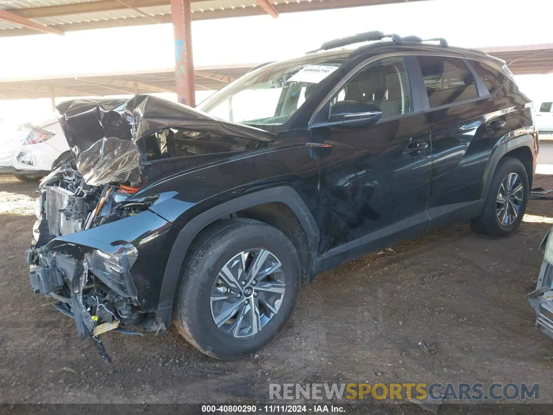2 fotografías del automóvil dañado KM8JBCA1XNU038838 HYUNDAI TUCSON HYBRID 2022