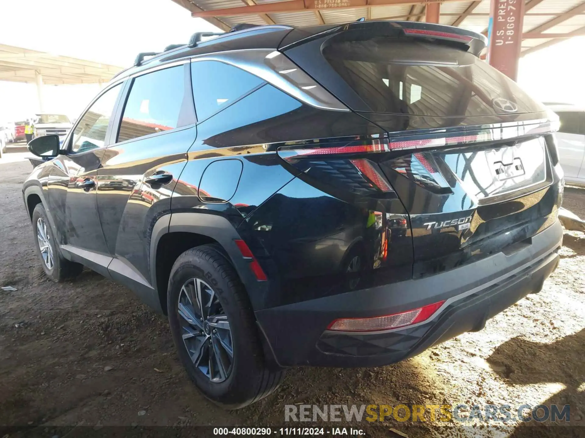 3 fotografías del automóvil dañado KM8JBCA1XNU038838 HYUNDAI TUCSON HYBRID 2022