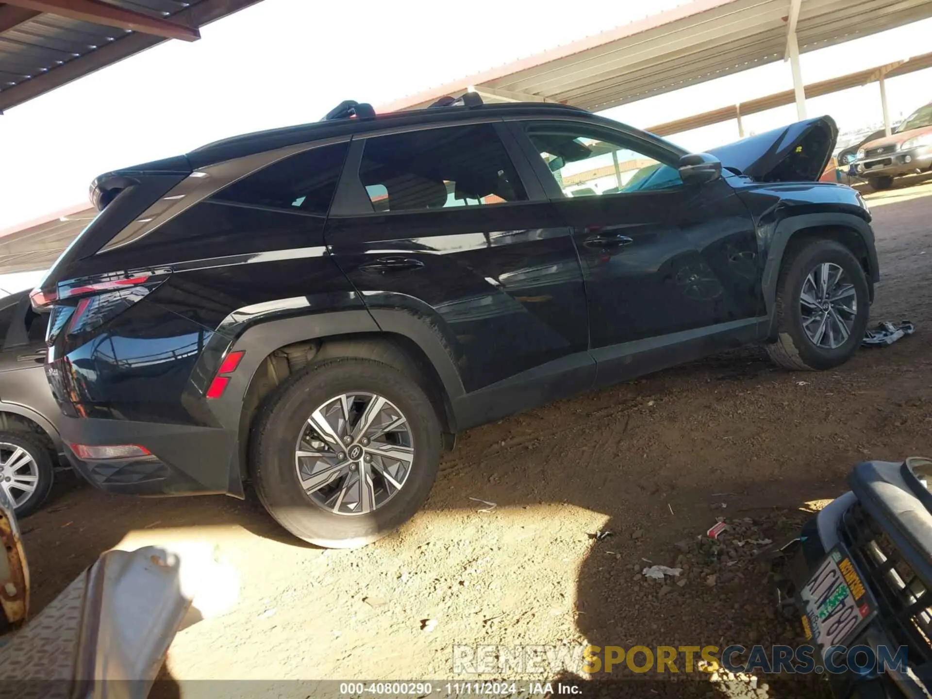 4 fotografías del automóvil dañado KM8JBCA1XNU038838 HYUNDAI TUCSON HYBRID 2022