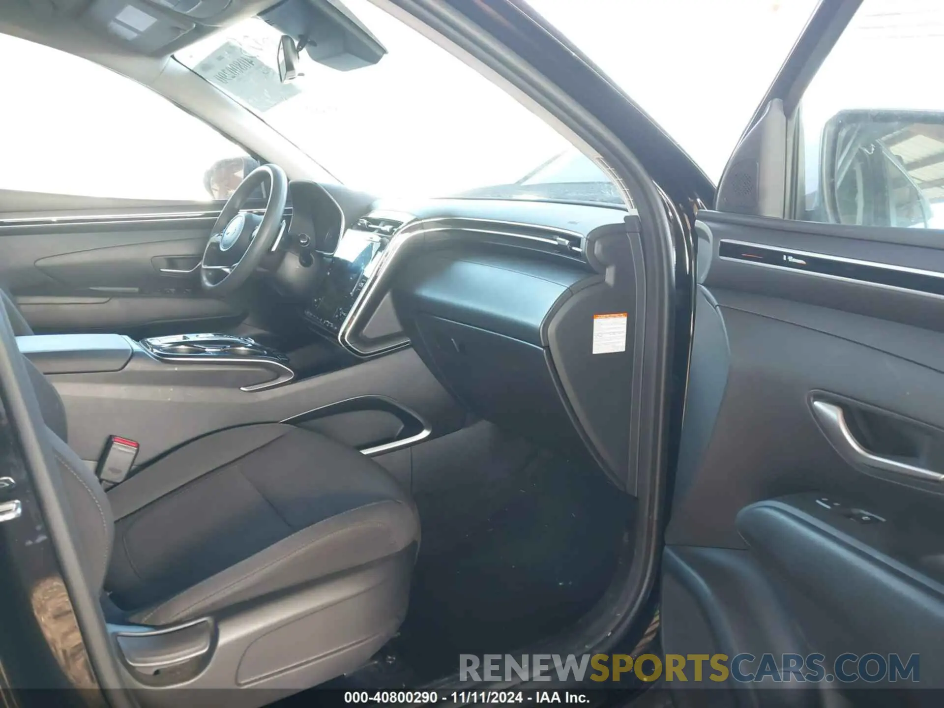 5 fotografías del automóvil dañado KM8JBCA1XNU038838 HYUNDAI TUCSON HYBRID 2022