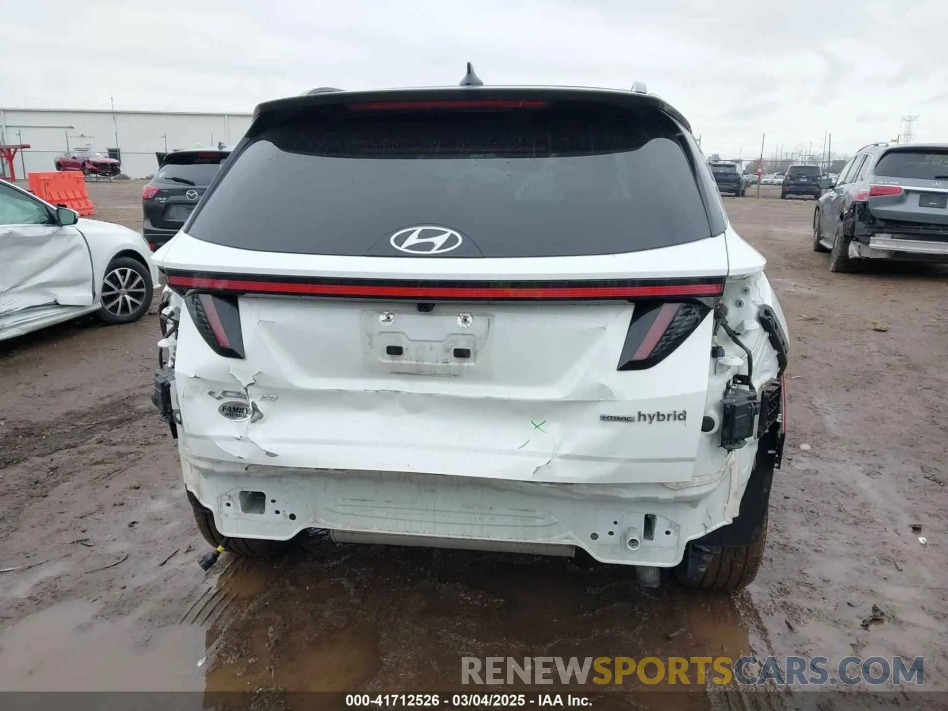 16 fotografías del automóvil dañado KM8JECA12NU027890 HYUNDAI TUCSON HYBRID 2022