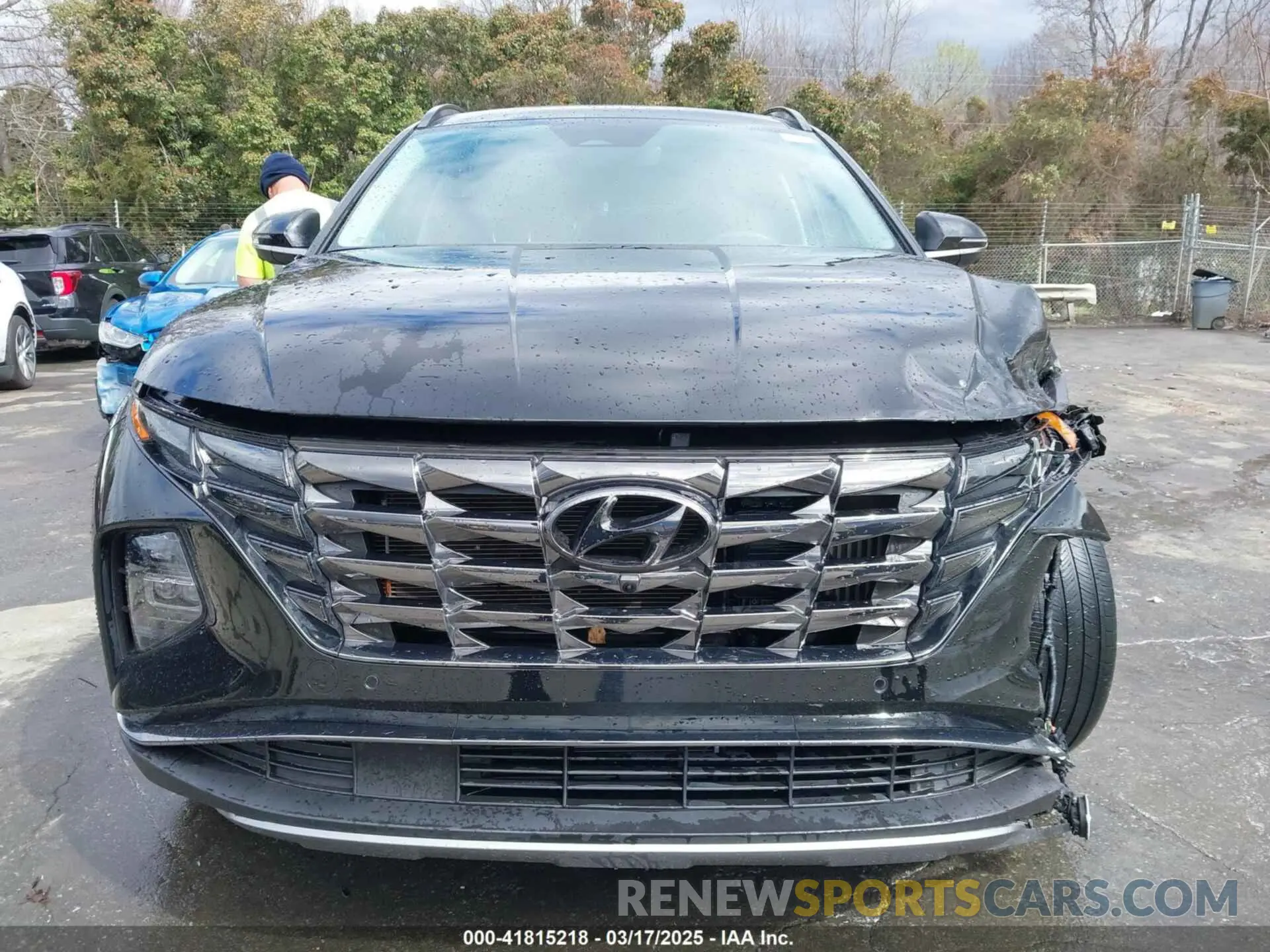 12 fotografías del automóvil dañado KM8JECA14NU074628 HYUNDAI TUCSON HYBRID 2022