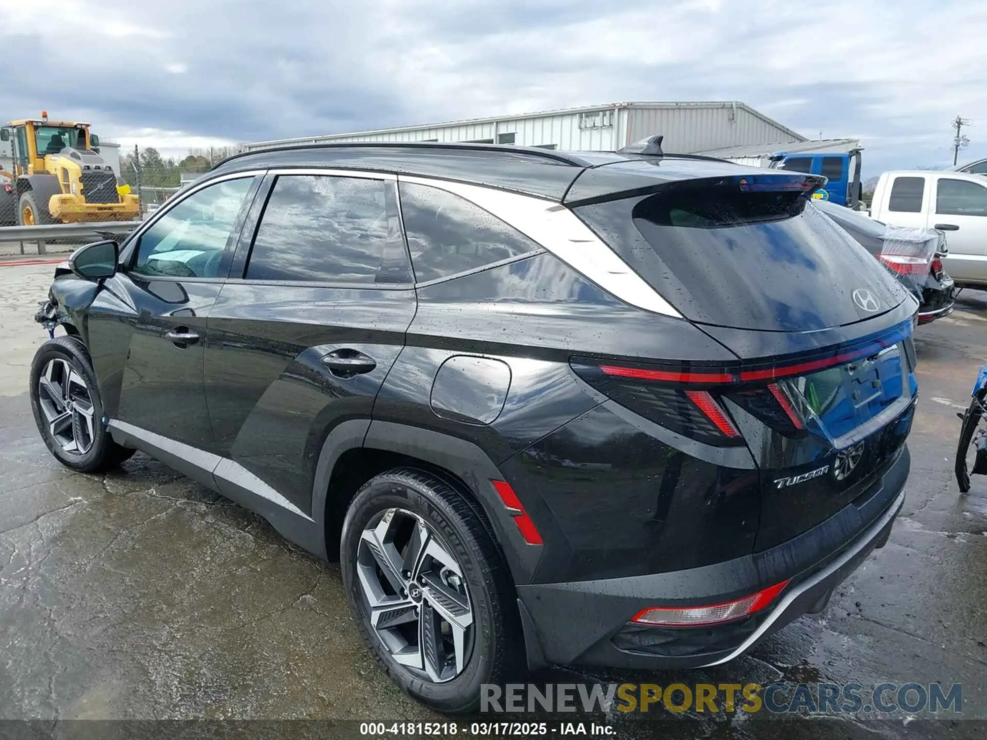 3 fotografías del automóvil dañado KM8JECA14NU074628 HYUNDAI TUCSON HYBRID 2022