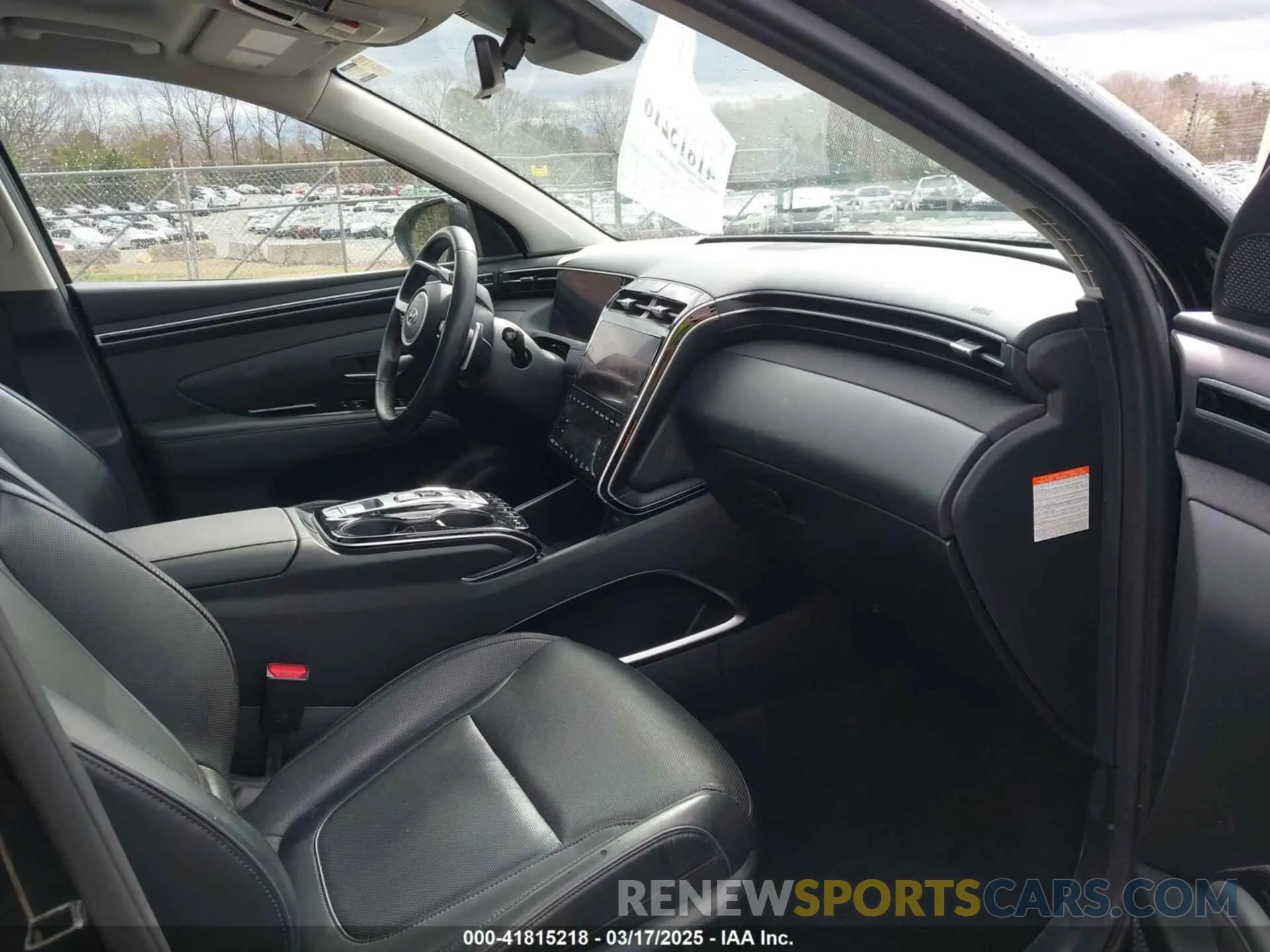5 fotografías del automóvil dañado KM8JECA14NU074628 HYUNDAI TUCSON HYBRID 2022
