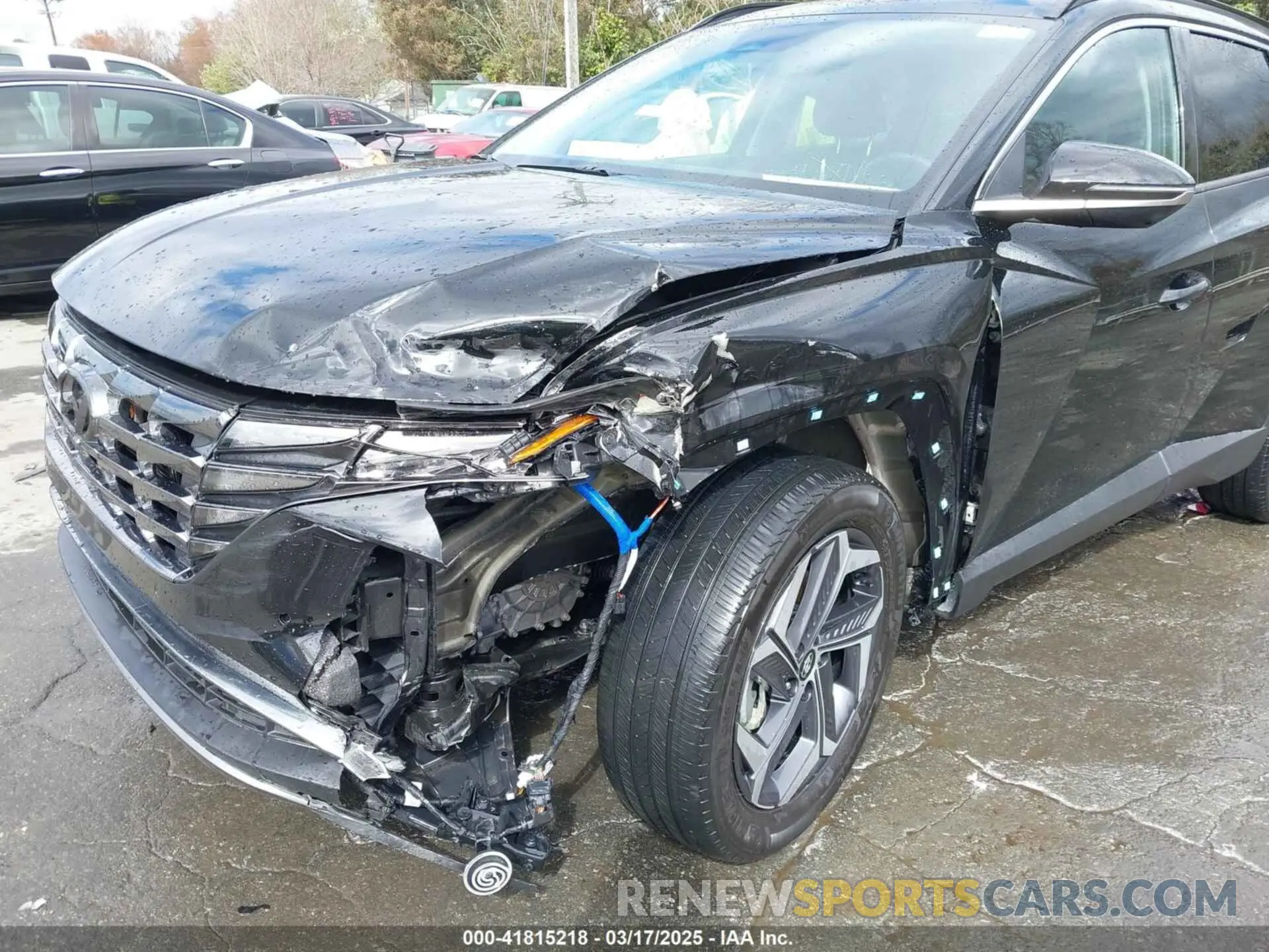 6 fotografías del automóvil dañado KM8JECA14NU074628 HYUNDAI TUCSON HYBRID 2022
