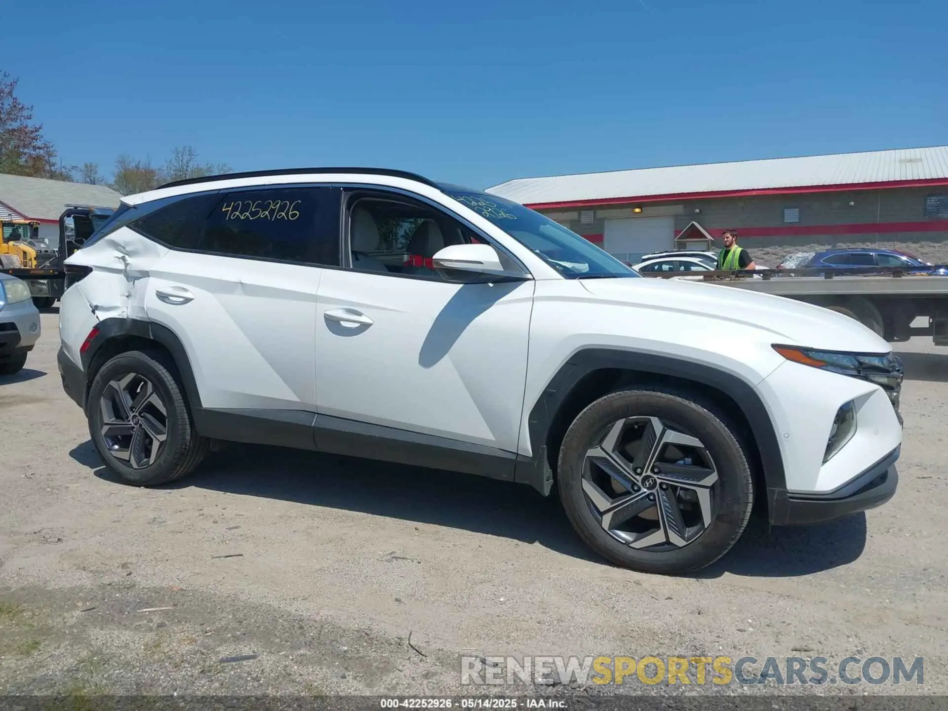 13 fotografías del automóvil dañado KM8JECA16NU017685 HYUNDAI TUCSON HYBRID 2022